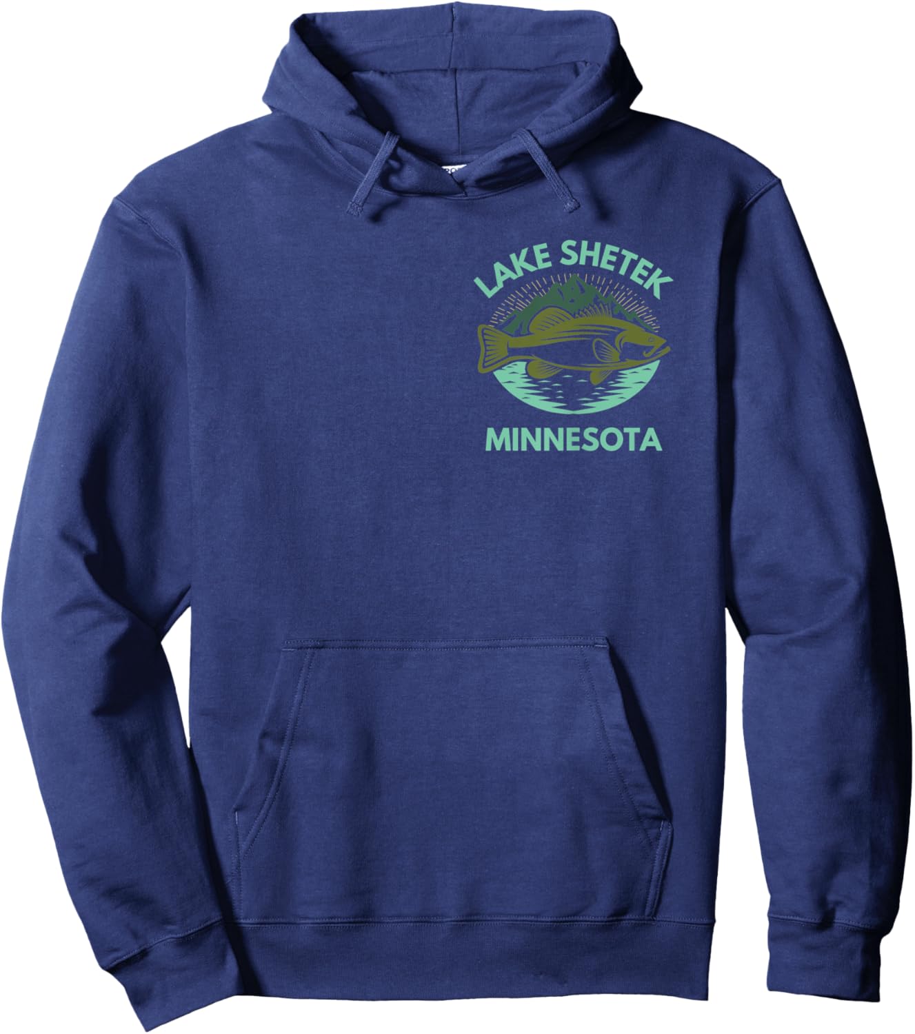 Lake SHETEK Minnesota Trip Family Love Fishing Lake Camping Hoodie - Hoodie | Navy