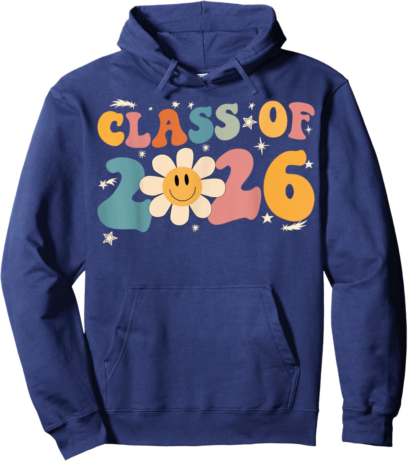 Class of 2026 Grow With Me Graduation First Day of School Hoodie - Hoodie | Navy