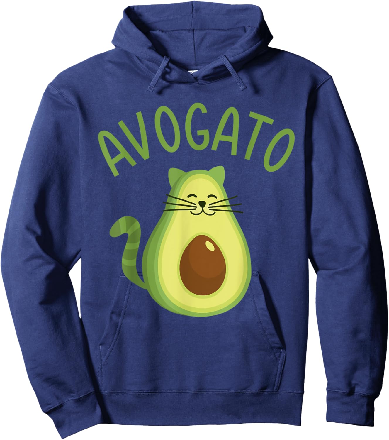 Funny avogato cat for avocado lover and Cinco de Mayo Hoodie - Hoodie | Navy