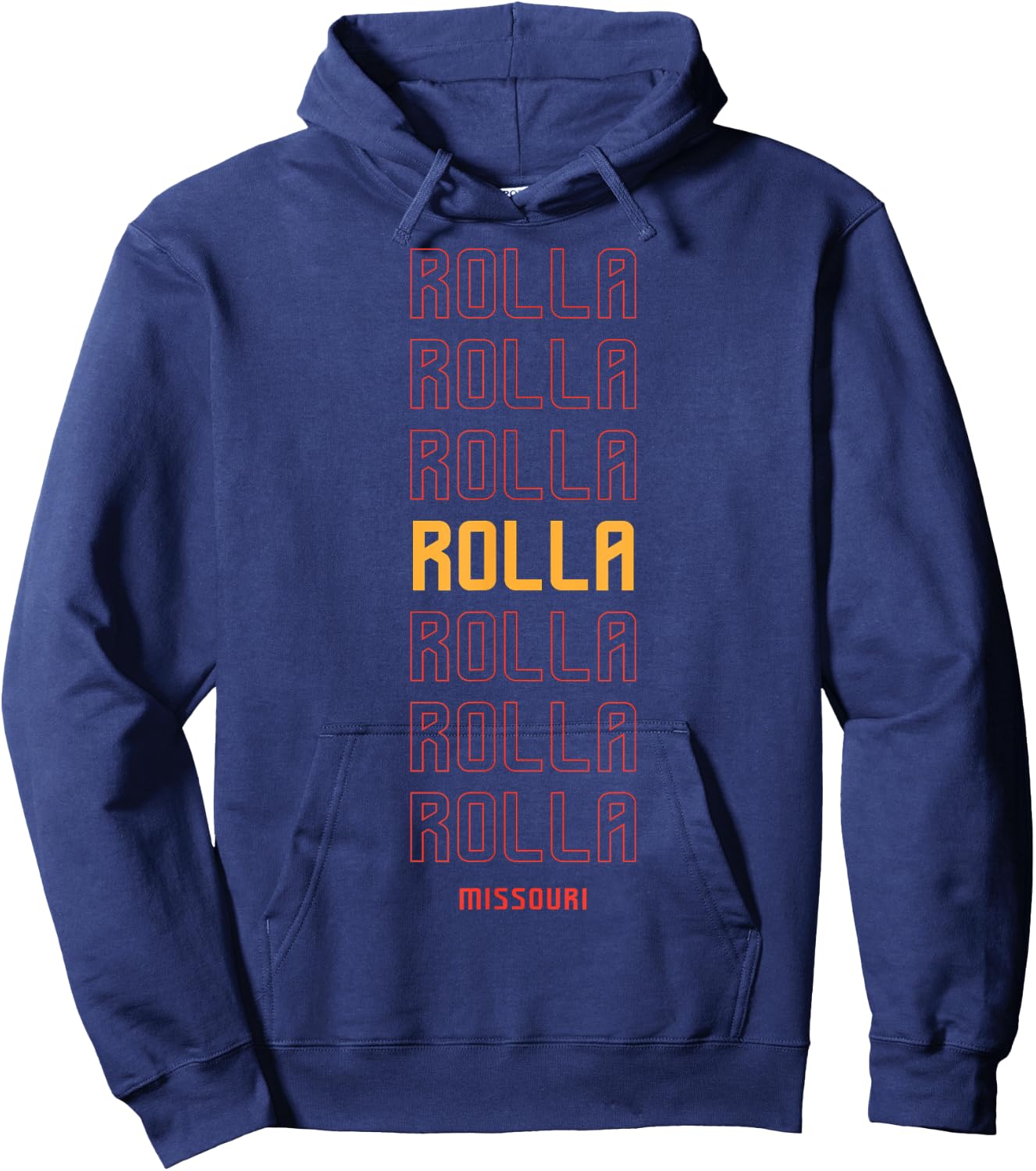Rolla Missouri Hoodie - Hoodie | Navy