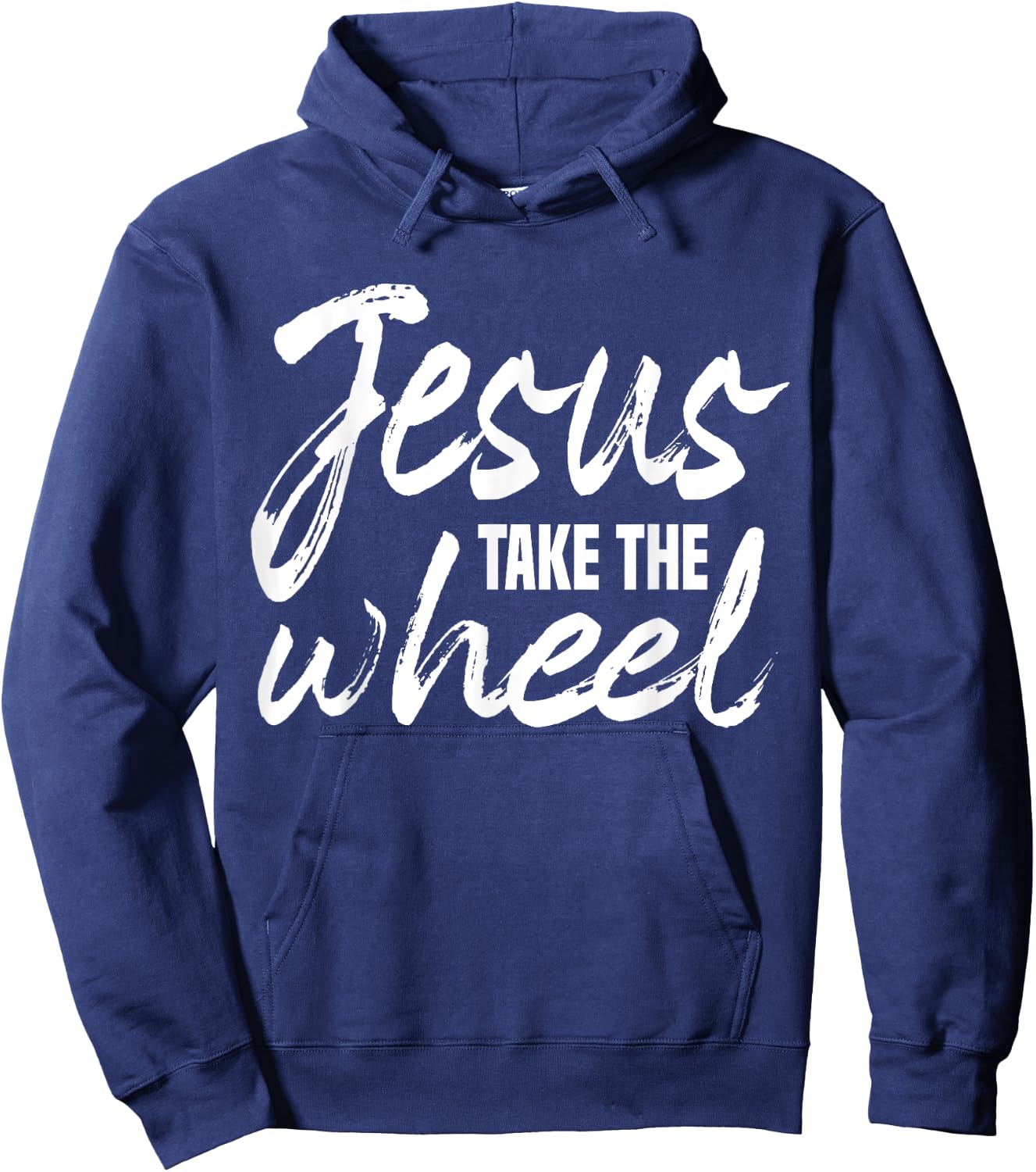 Jesus Take the Wheel faith Christian Religious Inspirational Hoodie - Hoodie | Navy