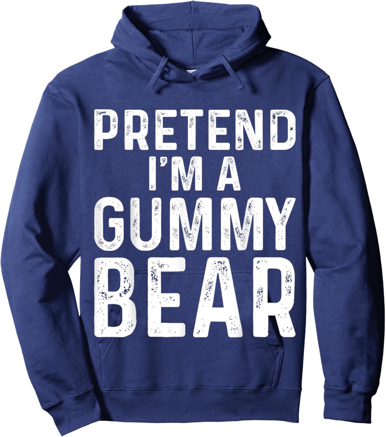 Pretend I'm A Gummy Bear Halloween Costume Hoodie - Hoodie | Navy
