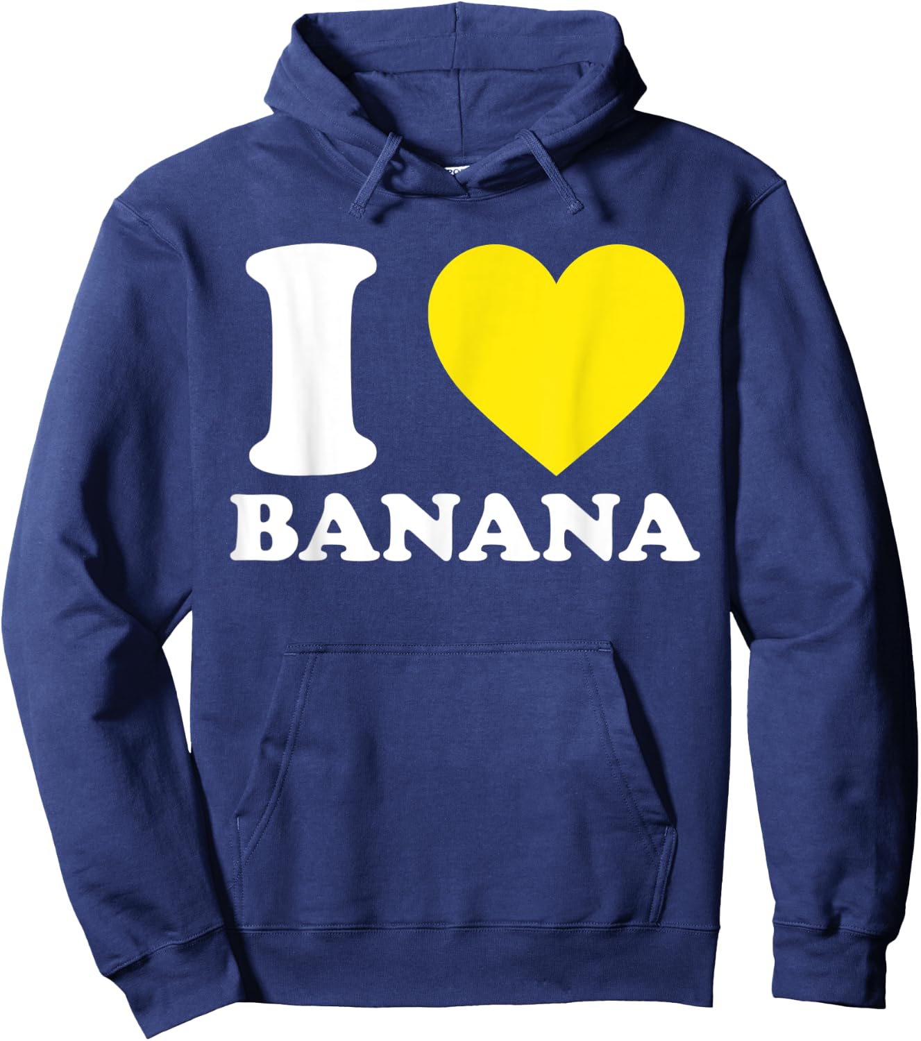 I Love Banana I Heart Banana Funny Summer Vegan Fruit Lovers Women Kids Hoodie - Hoodie | Navy