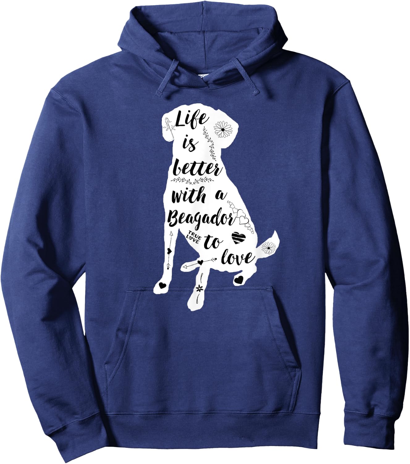 Beagador Design for Beagador Dog Lovers Women Girls Kids Hoodie - Hoodie | Navy