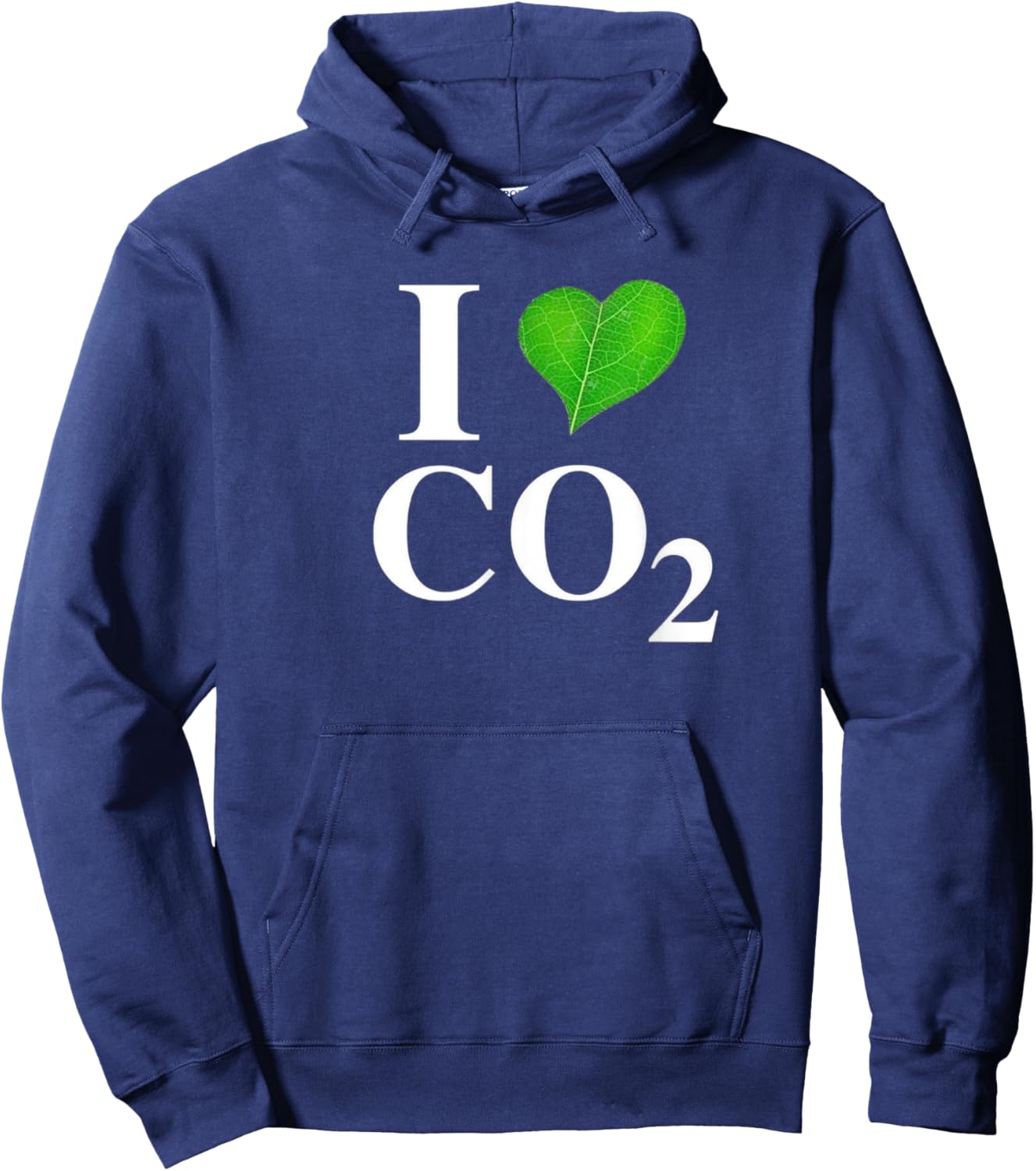 I Love Co2 Carbon Dioxide Climate Change Hoax Global Warming Hoodie - Hoodie | Navy