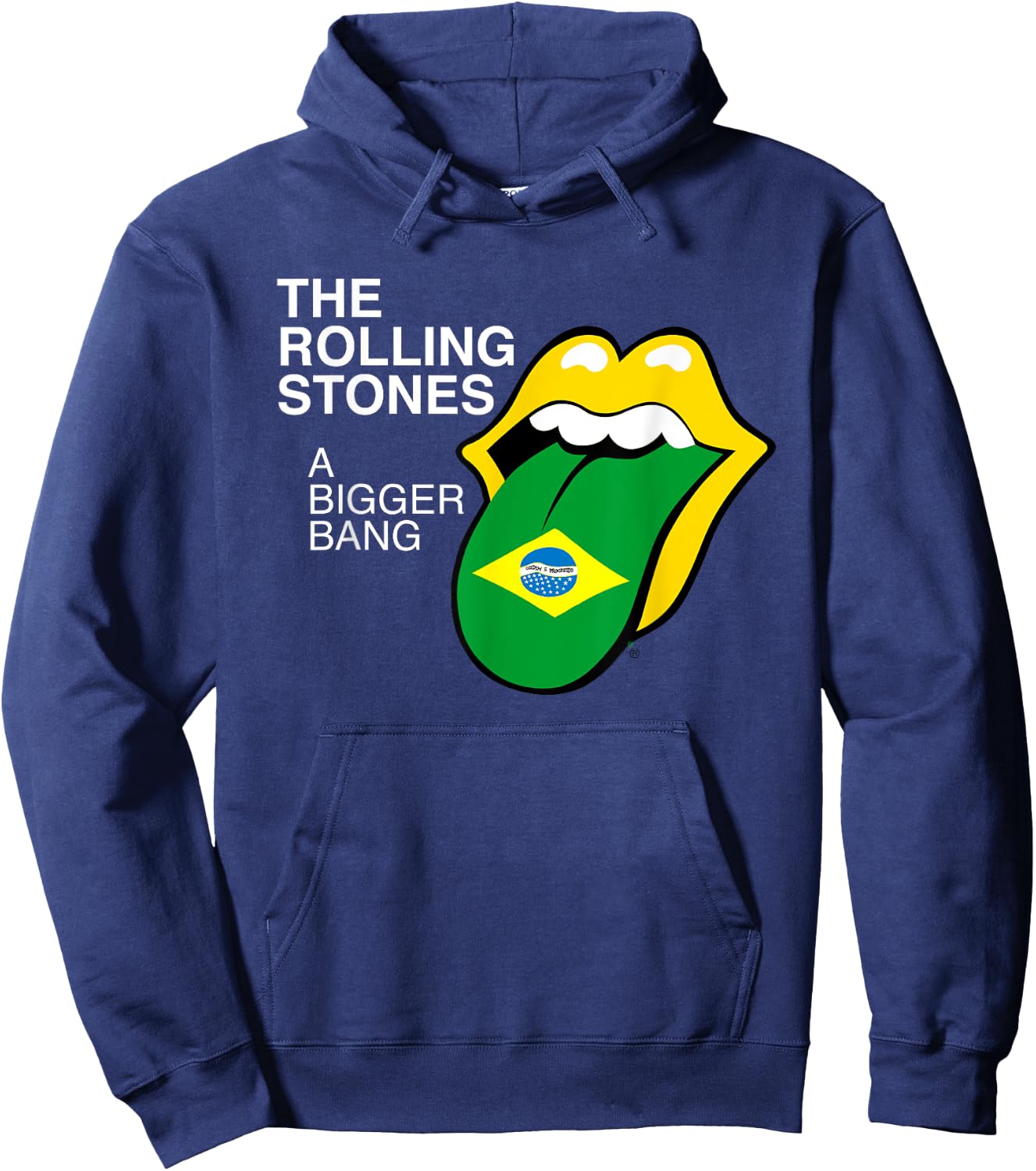 Official Rolling Stones A Bigger Bang Black Hoodie - Hoodie | Navy