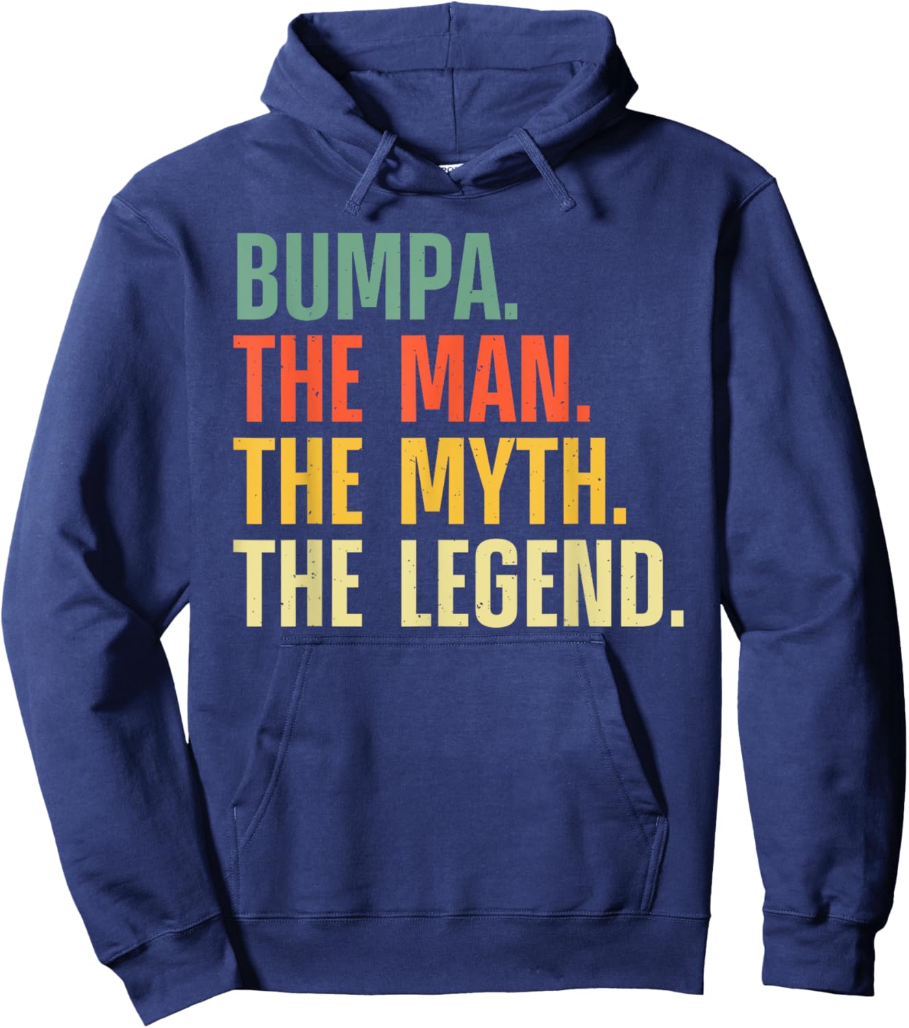 Bumpa Design For Grandpa Grandfather From Grandkids Bumpa Hoodie - Hoodie | Navy