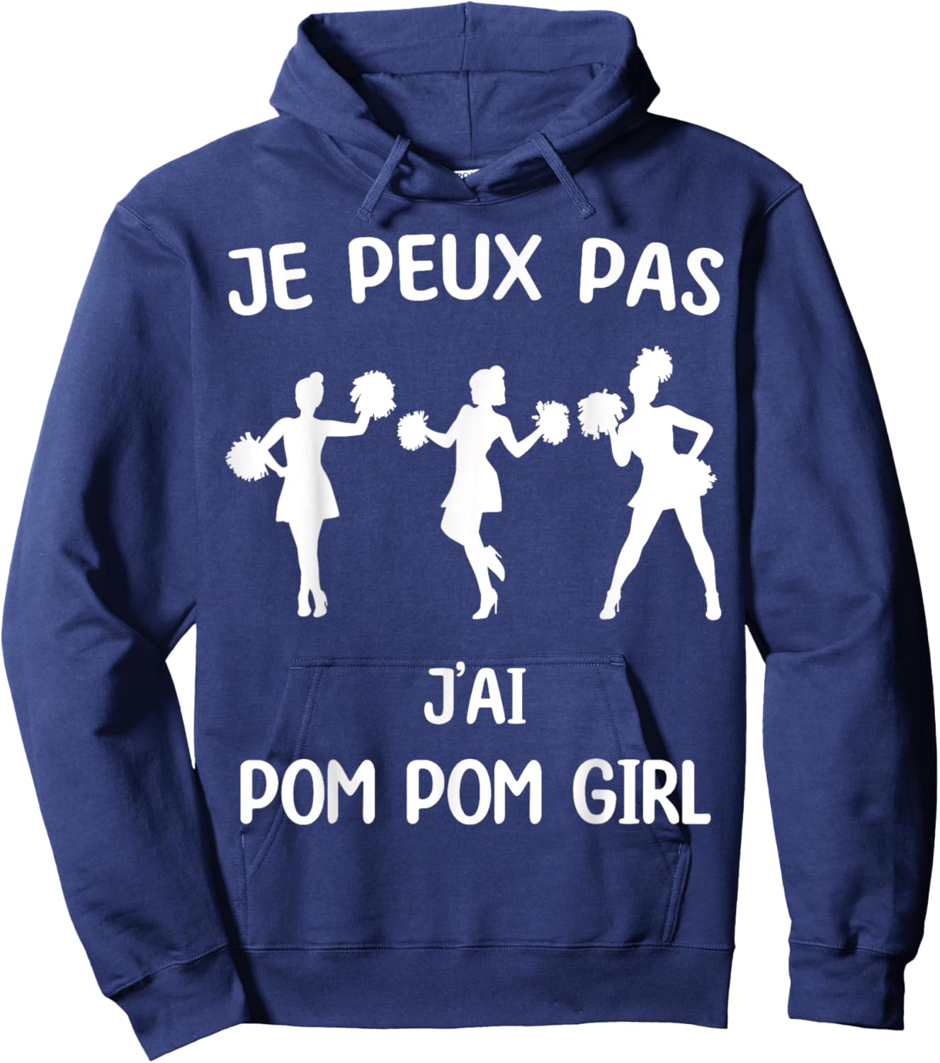I Can't Have Cheerleader Hoodie - Hoodie | Navy