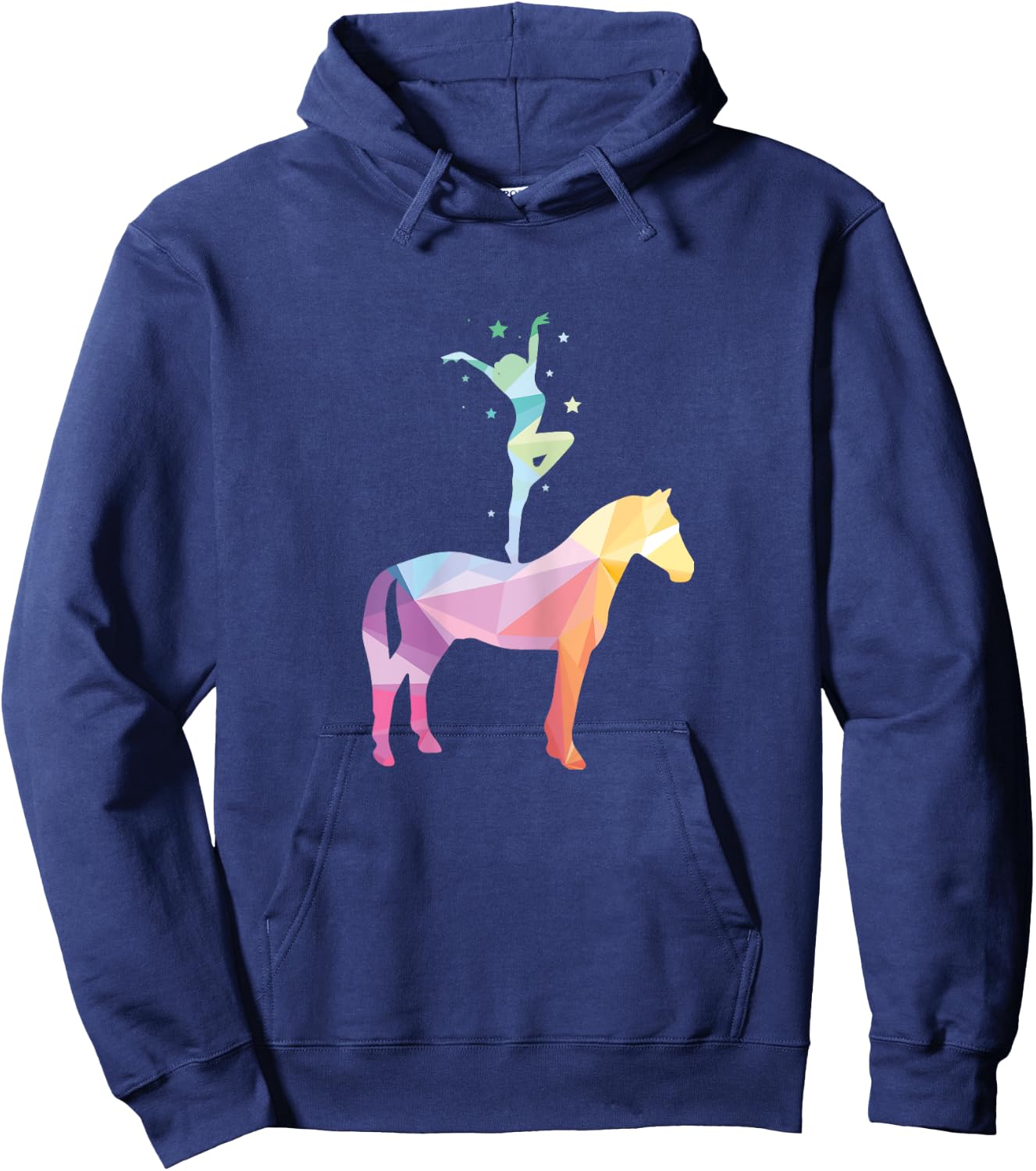 Voltigieren Riding Horse Riding Sports Horses Sayings Girls Gift Hoodie - Hoodie | Navy