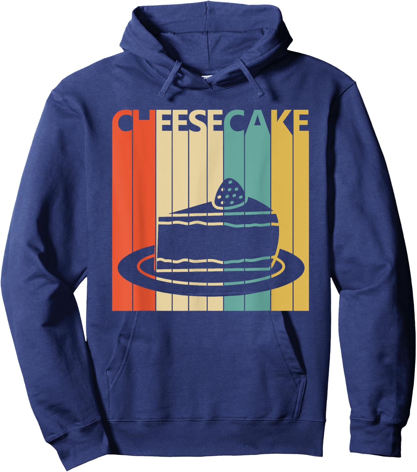 Vintage Retro Cheesecake Hoodie - Hoodie | Navy