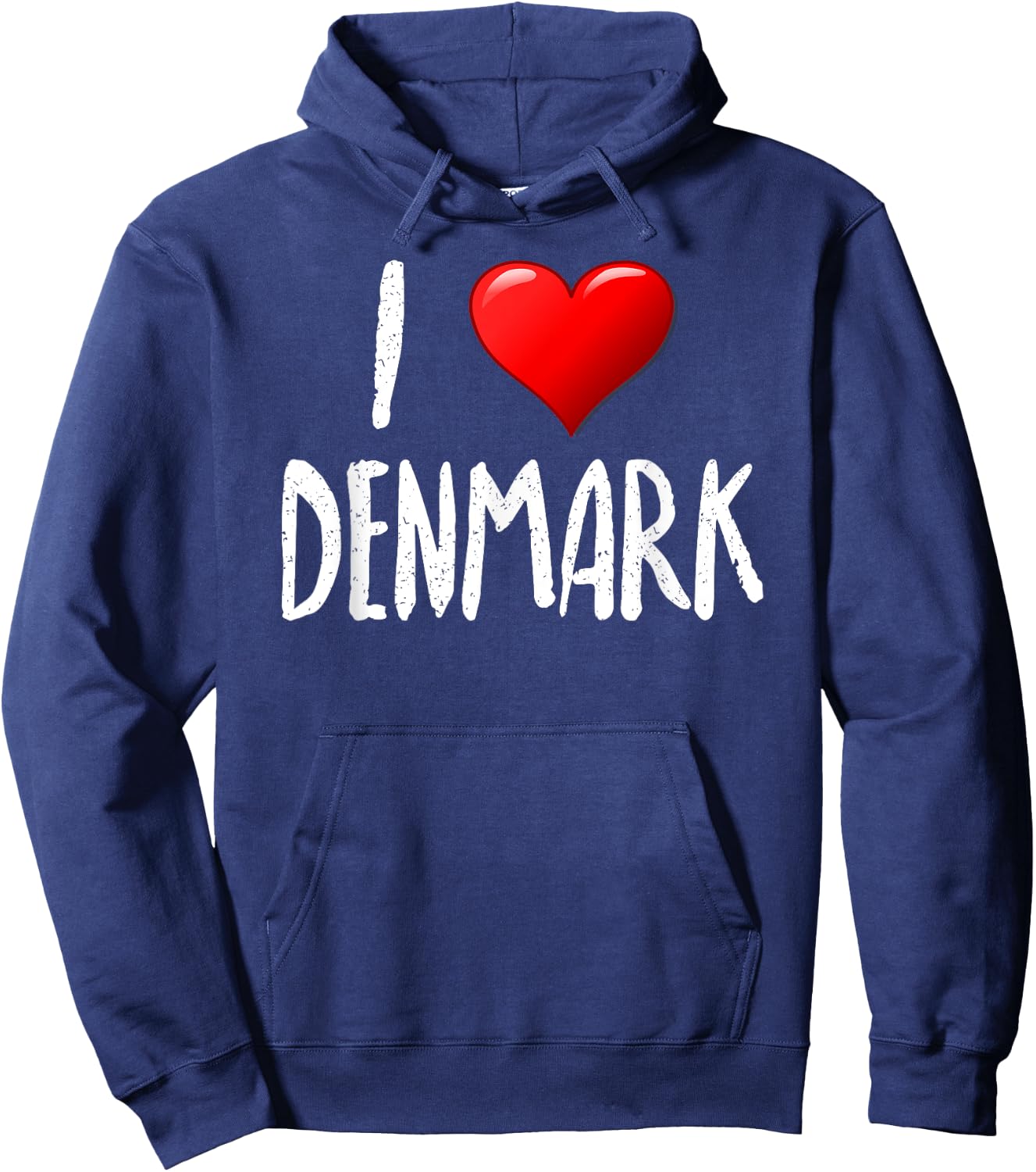 I Love Denmark- - Traveler - Souvenir Hoodie - Hoodie | Navy