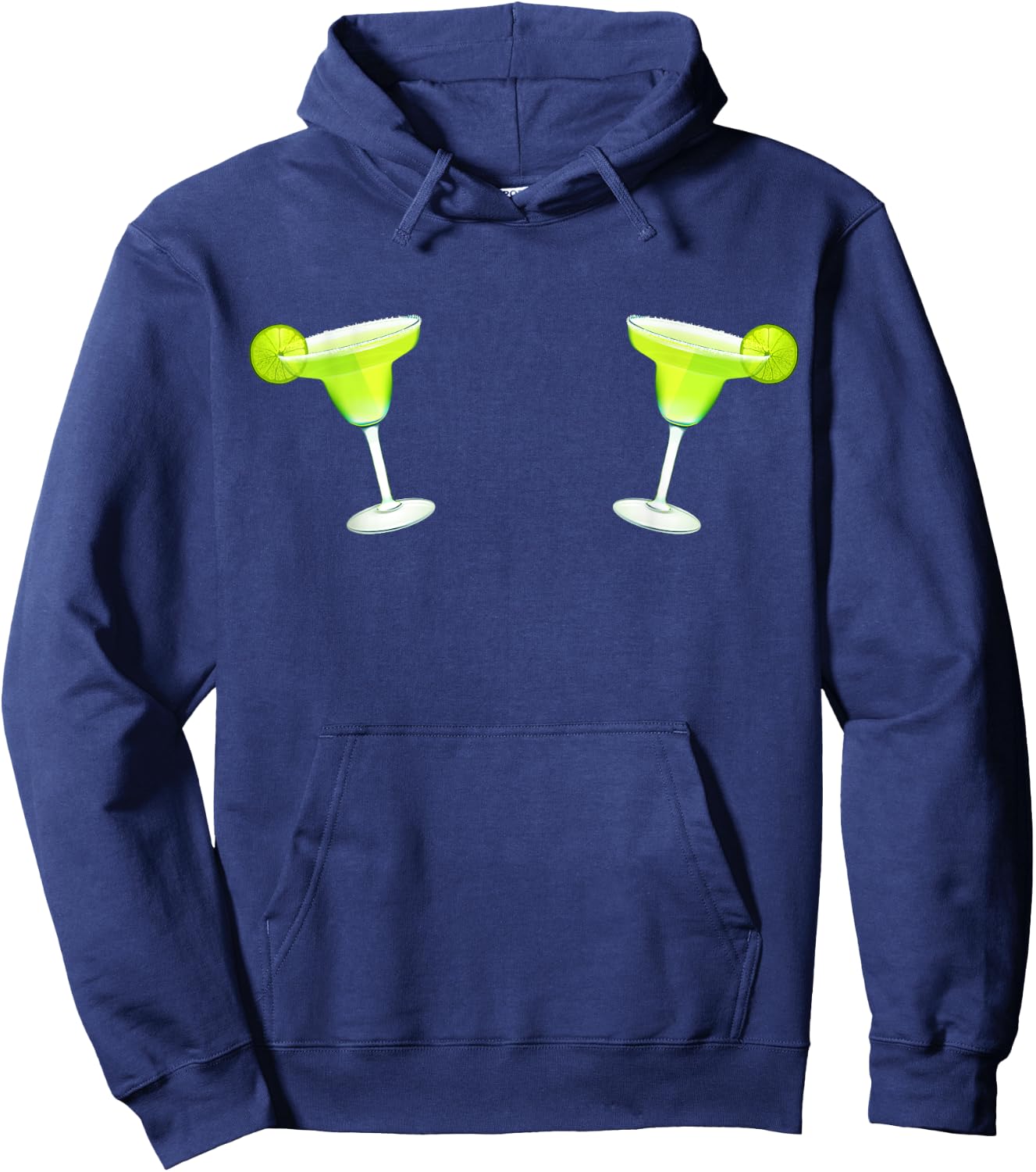 Margarita Boobs Shirt Cinco de Mayo Mexican Food Drink Party Hoodie - Hoodie | Navy