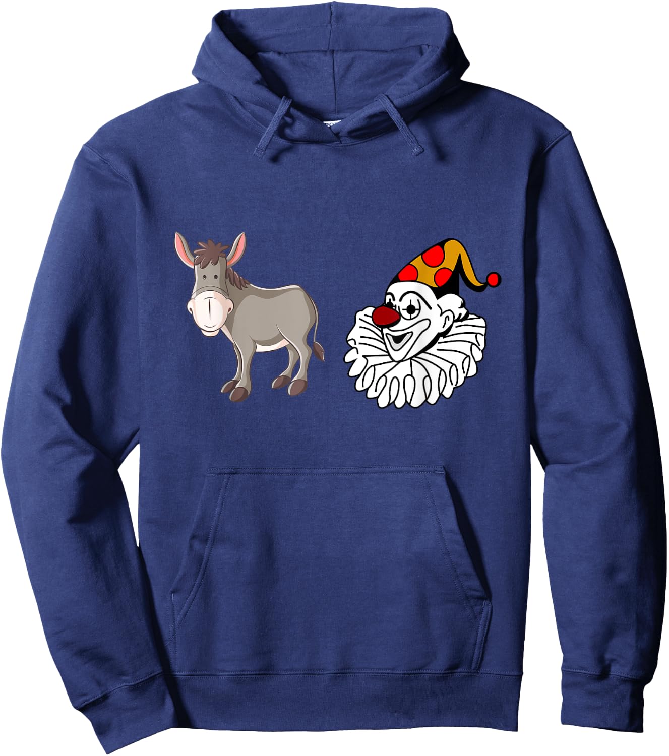 Funny Ass Clown Gift T Shirt Adult Humor Hoodie - Hoodie | Navy