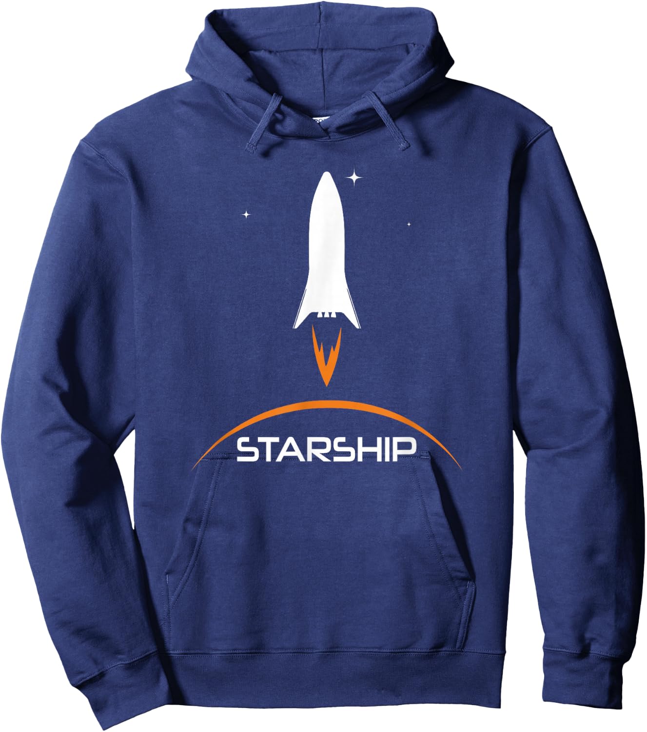 Starship - Moon Mars Space Exploration Hoodie - Hoodie | Navy
