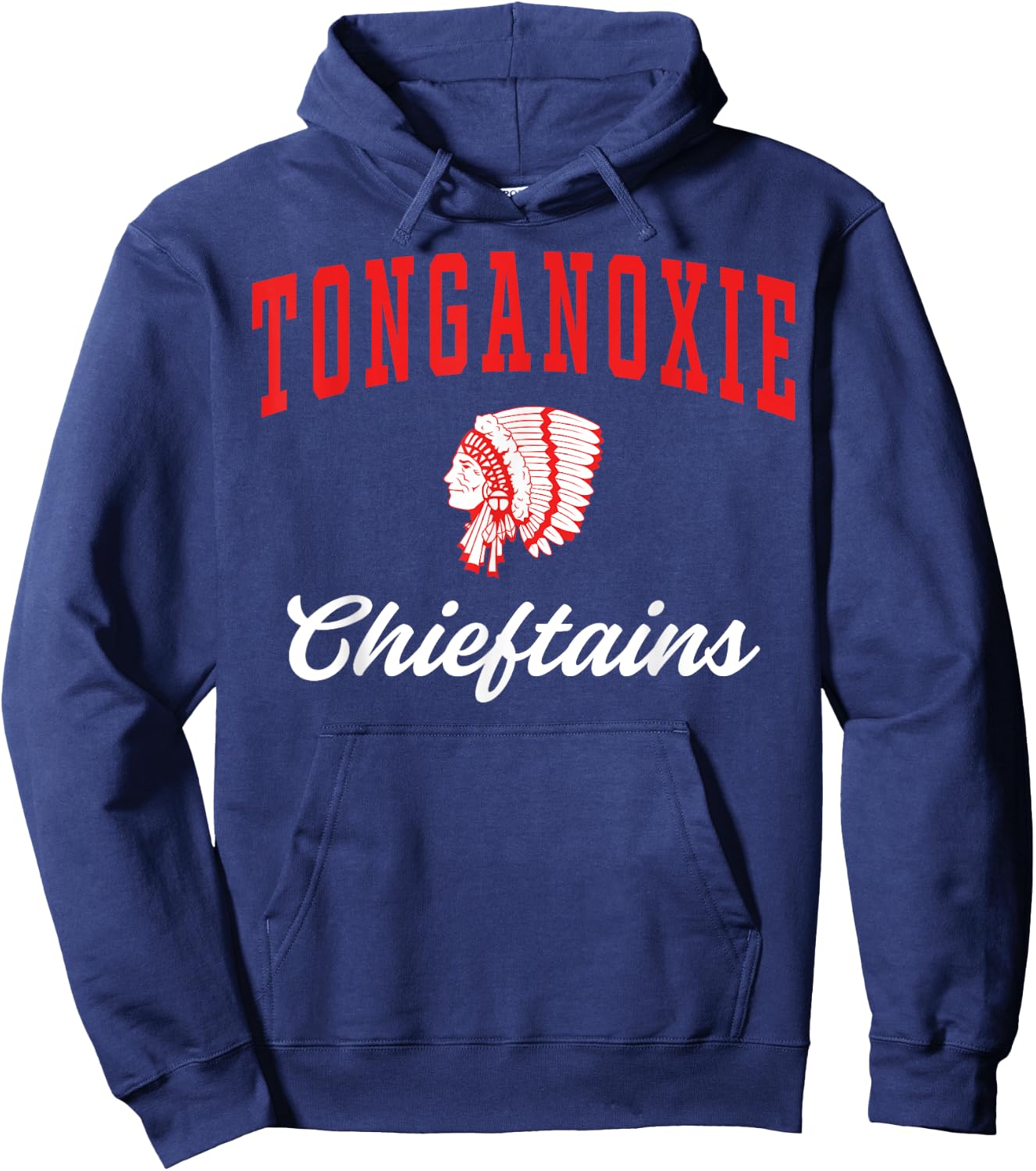 Tonganoxie High School Chieftains C3 Hoodie - Hoodie | Navy