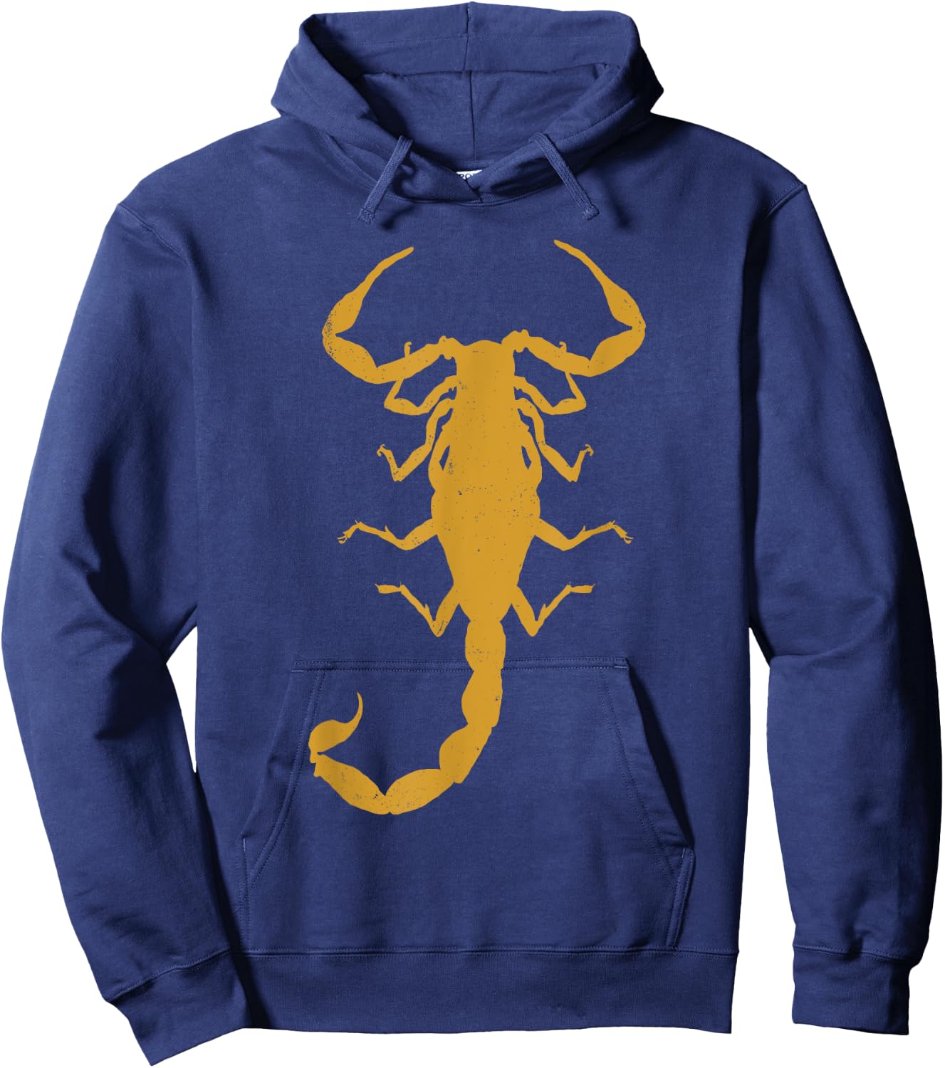 Cool Scorpion Design , Women, Teens Kids Yellow Print Hoodie - Hoodie | Navy