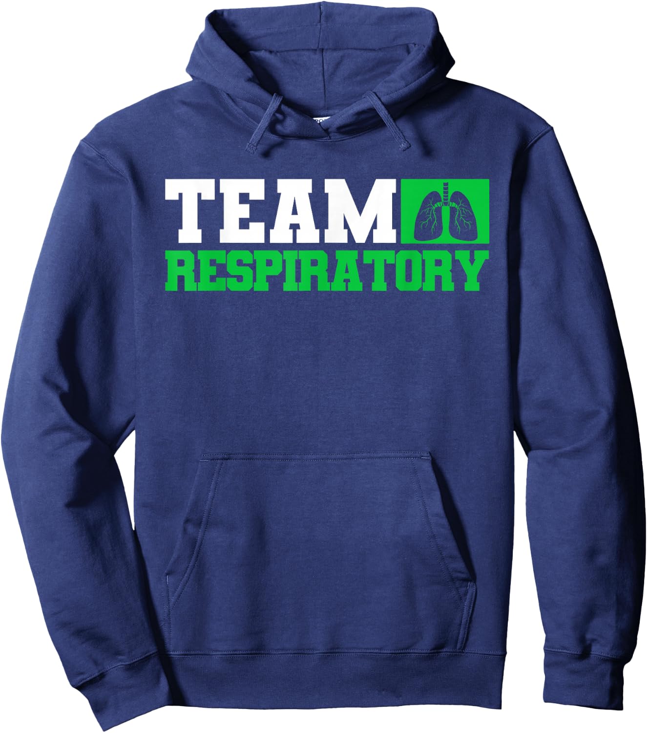 Team Respiratory Respirotary Therapist Hoodie - Hoodie | Navy