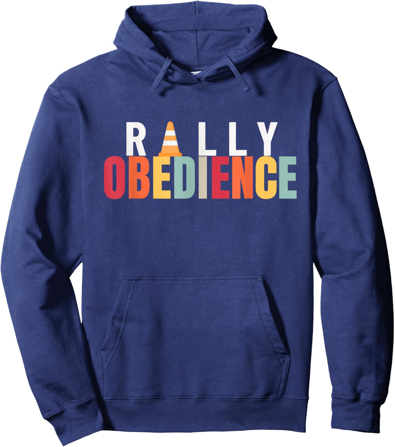 Fun Rally Obedience Dog Sport Gift Rally O Dog Owners Men Women Girls Kids Hoodie - Hoodie | Navy