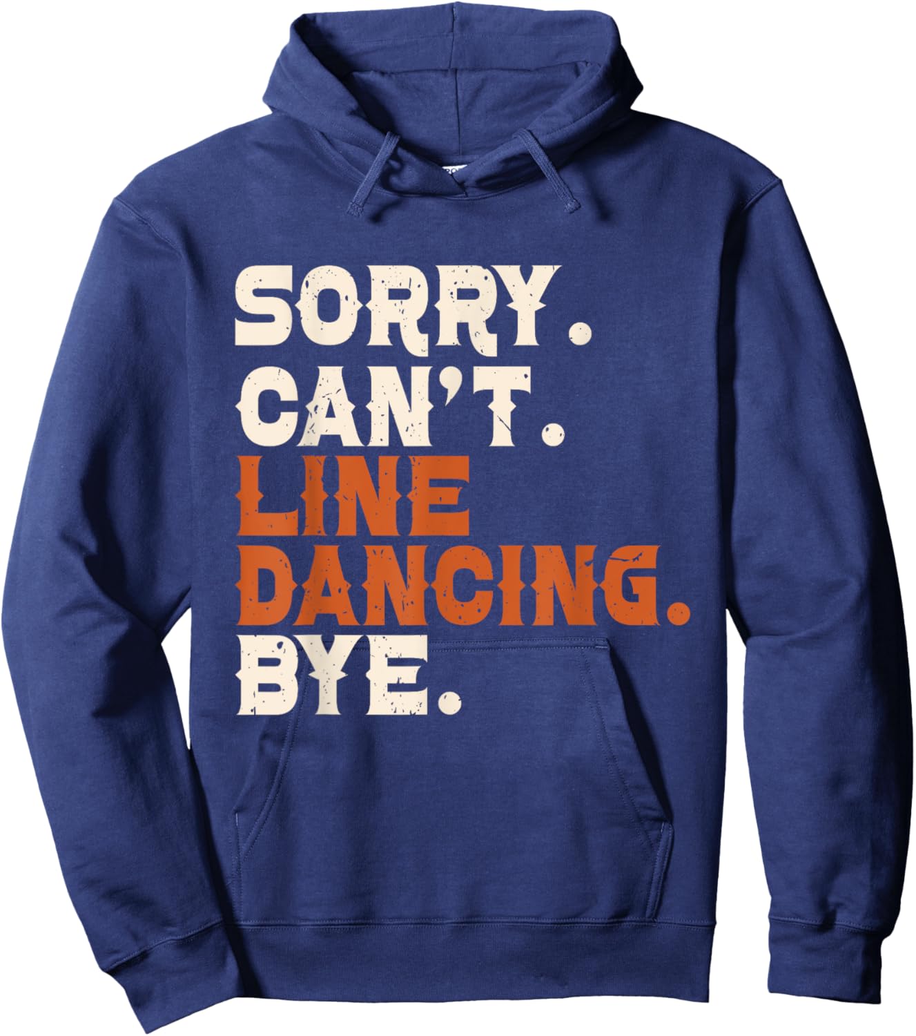 Line Dancing Cowboy Boots Country Vintage For Dancers Hoodie - Hoodie | Navy