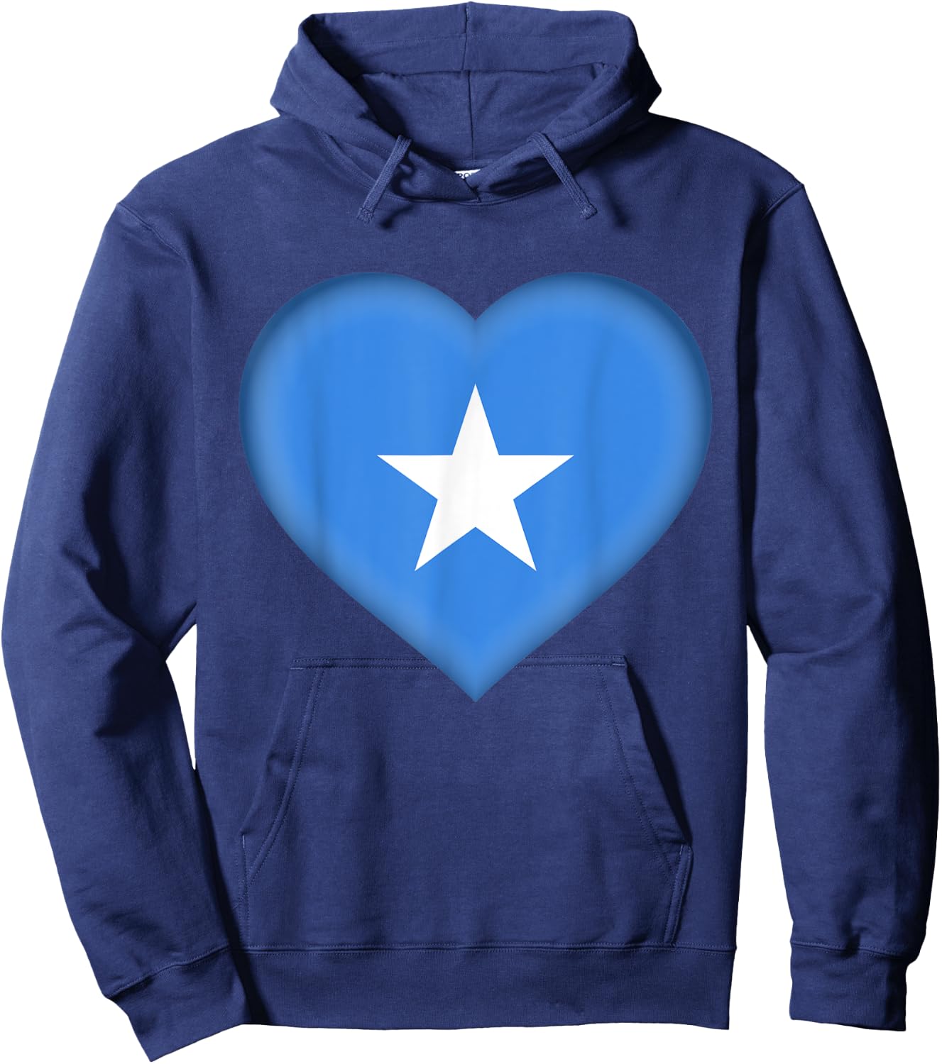 I Love Somalia | Somali Flag Heart Outfit Hoodie - Hoodie | Navy