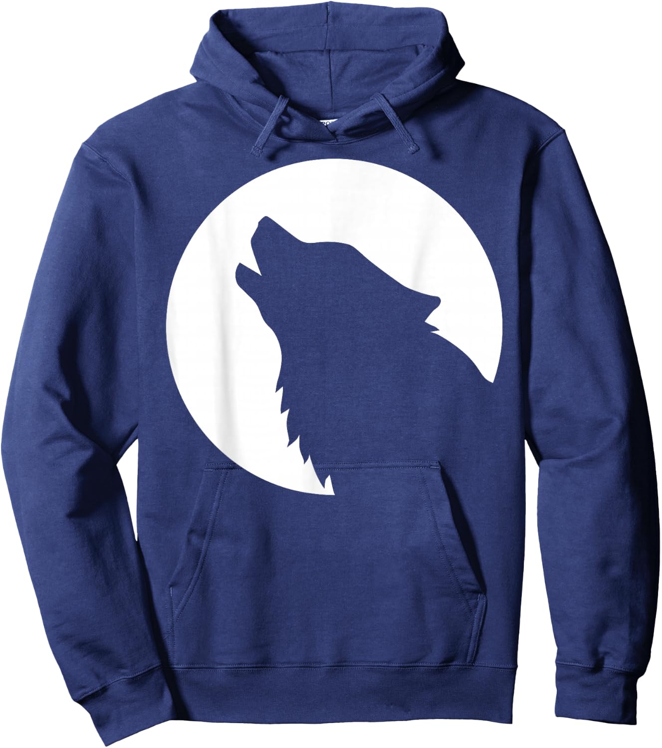Wolf Moon Hoodie - Hoodie | Navy