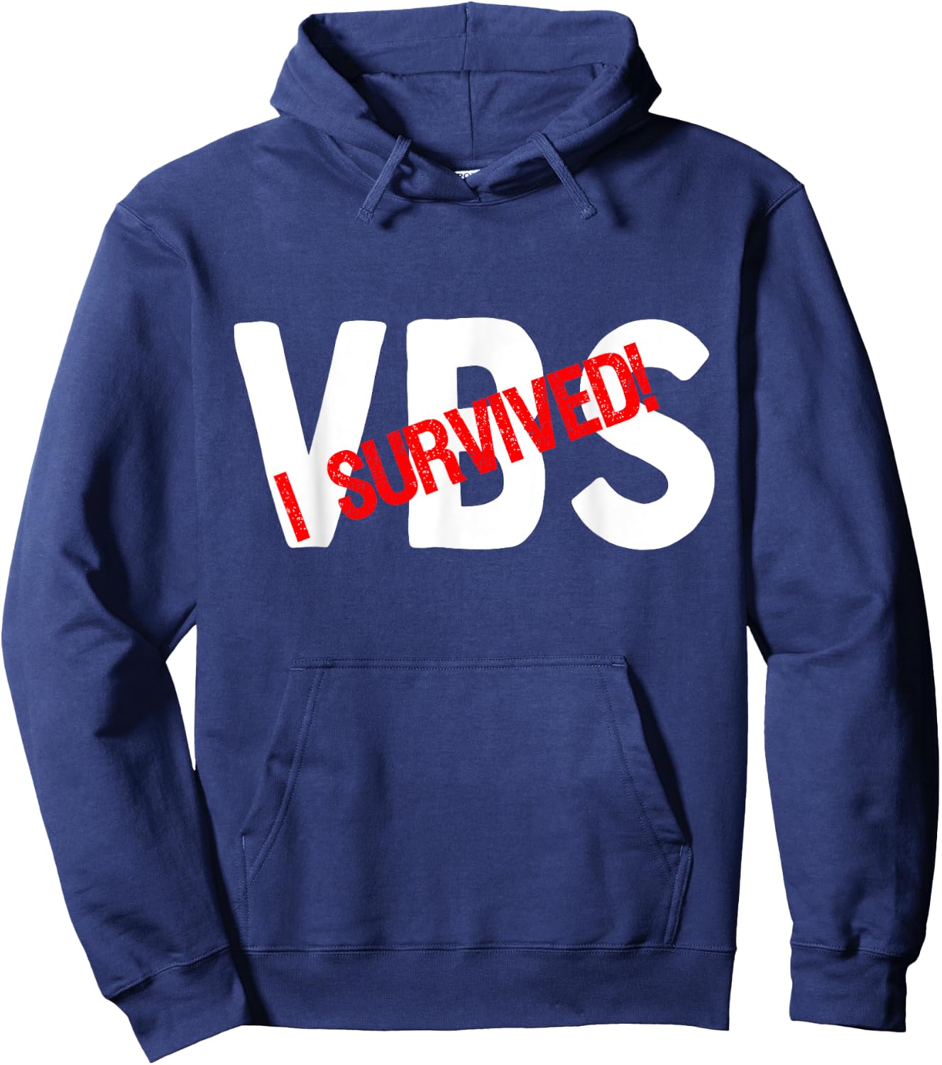 I Survived Vacation Bible School VBS 2025 Teacher Funny Hoodie - Hoodie | Navy