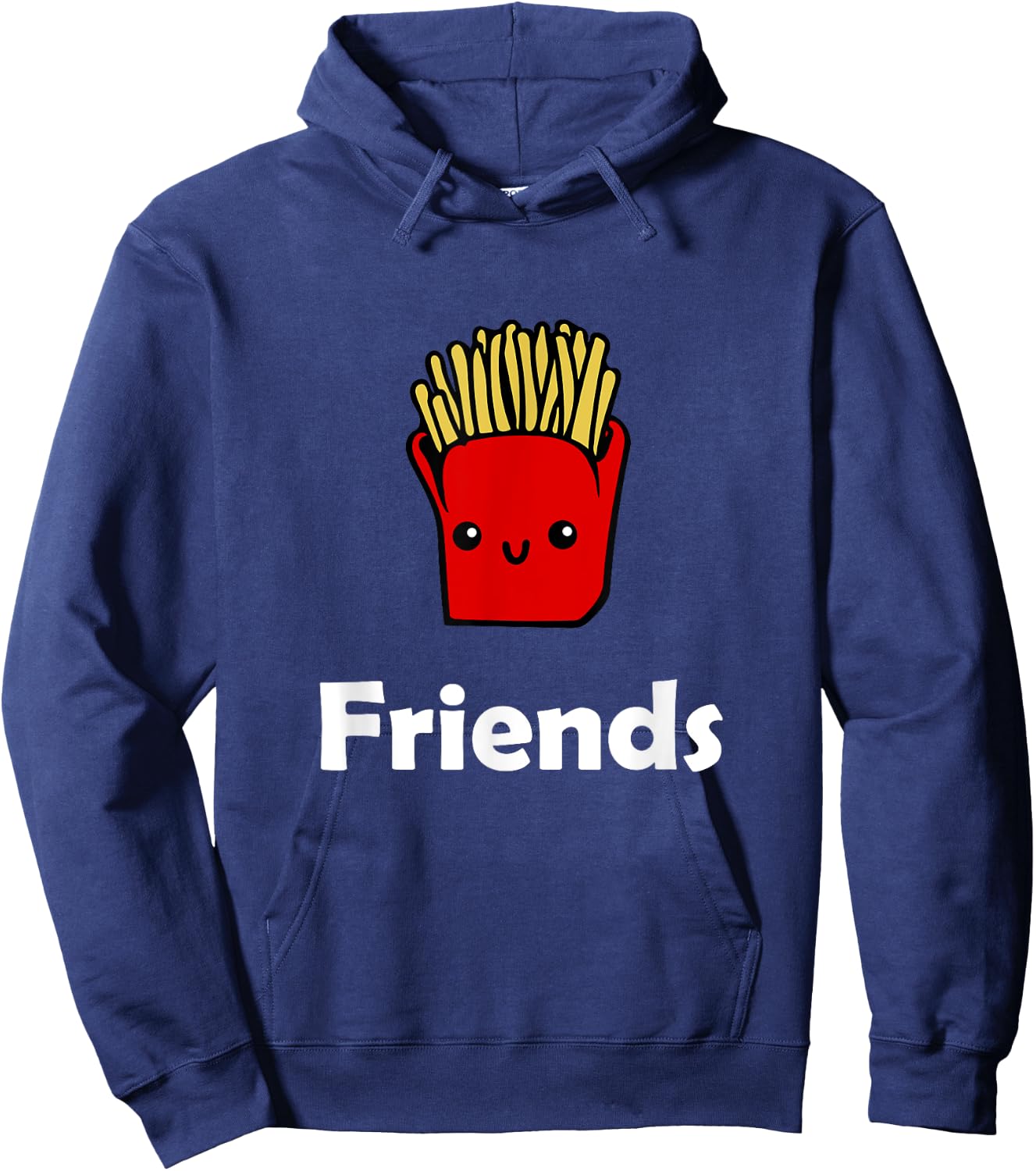 Best Friends Ever Hamburger French Fries Soda T Shirts Hoodie - Hoodie | Navy