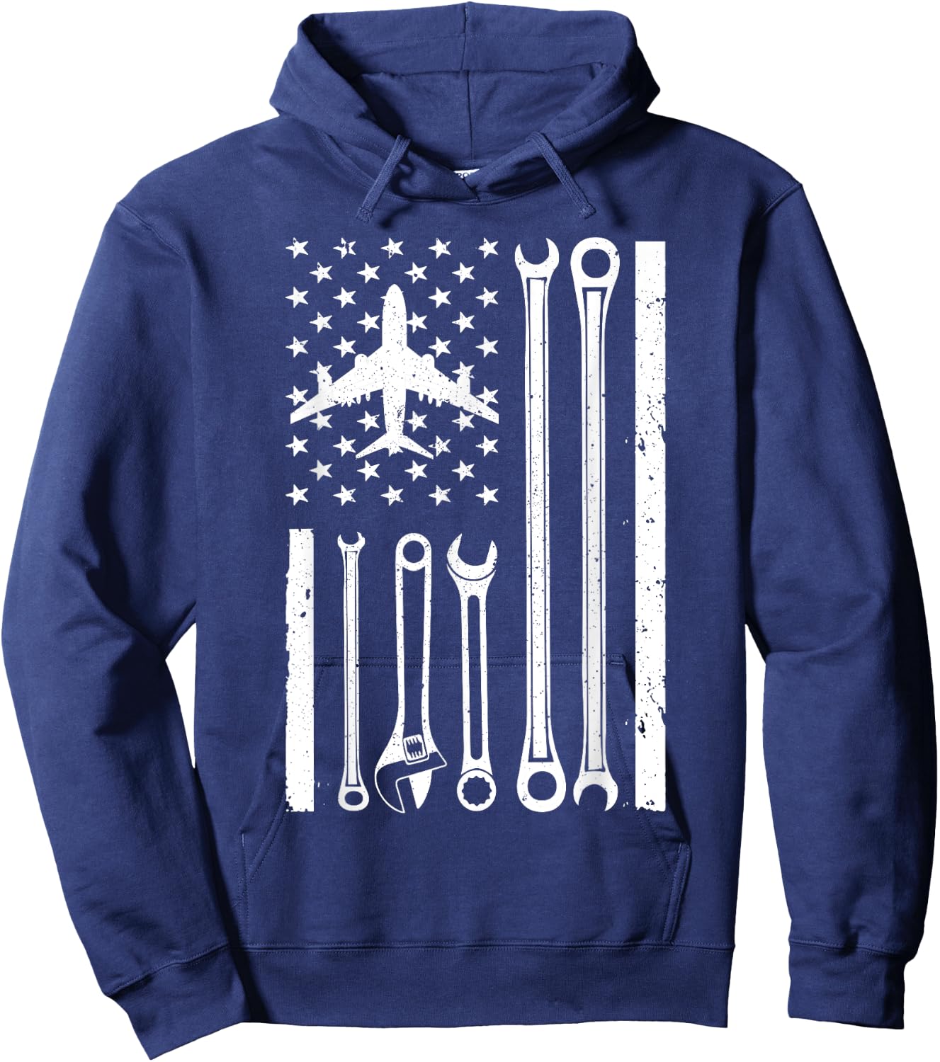 Cool Aircraft Mechanic Art Women Aircraft Technician Hoodie - Hoodie | Navy