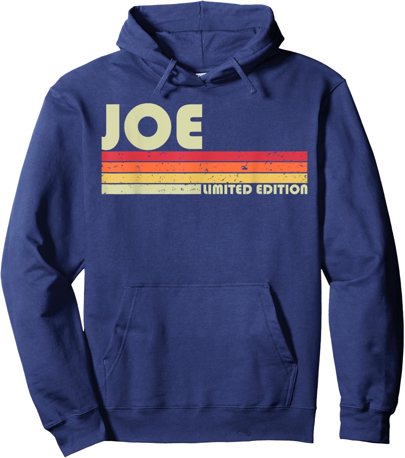 JOE Gift Name Personalized Funny Retro Vintage Birthday Hoodie - Hoodie | Navy