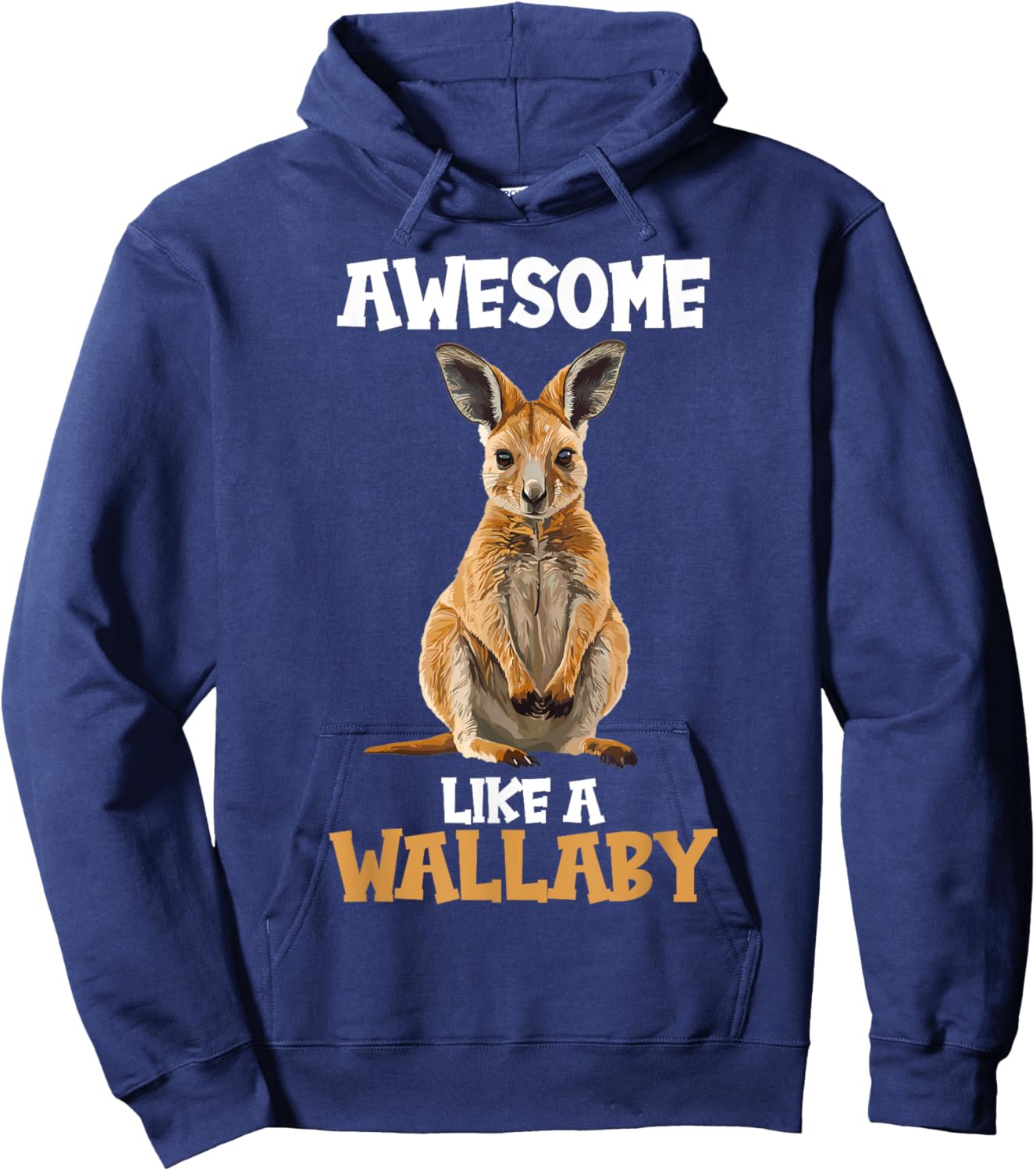 Awesome like a Wallaby. Wallabies Wallaby Hoodie - Hoodie | Navy
