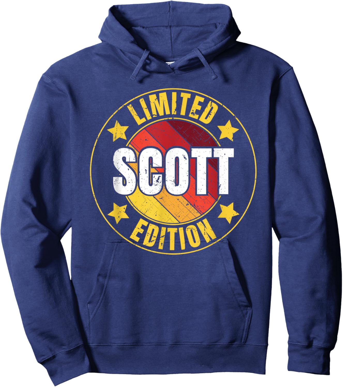 Scott Name Limited Edition Personalized Birthday Retro Hoodie - Hoodie | Navy