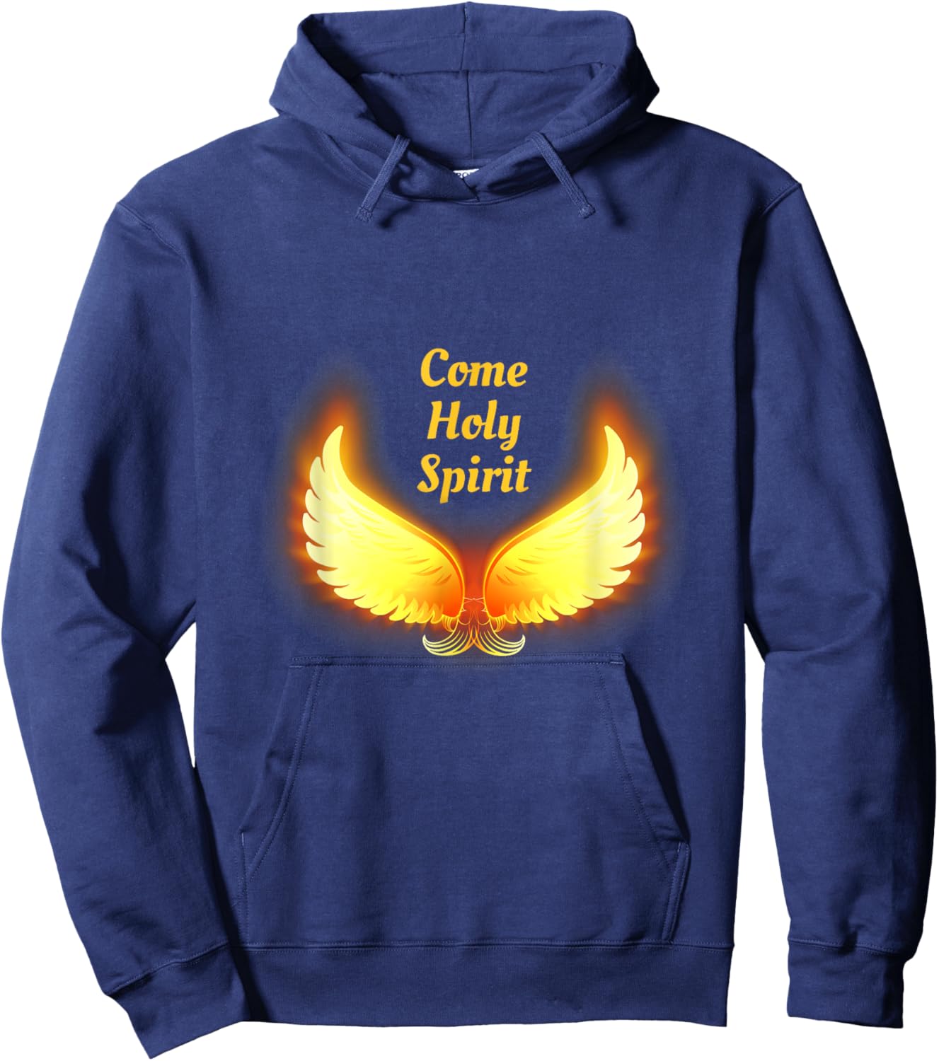 Pentecost Doves Tongues of Fire Flame Come Holy Spirit Hoodie - Hoodie | Navy