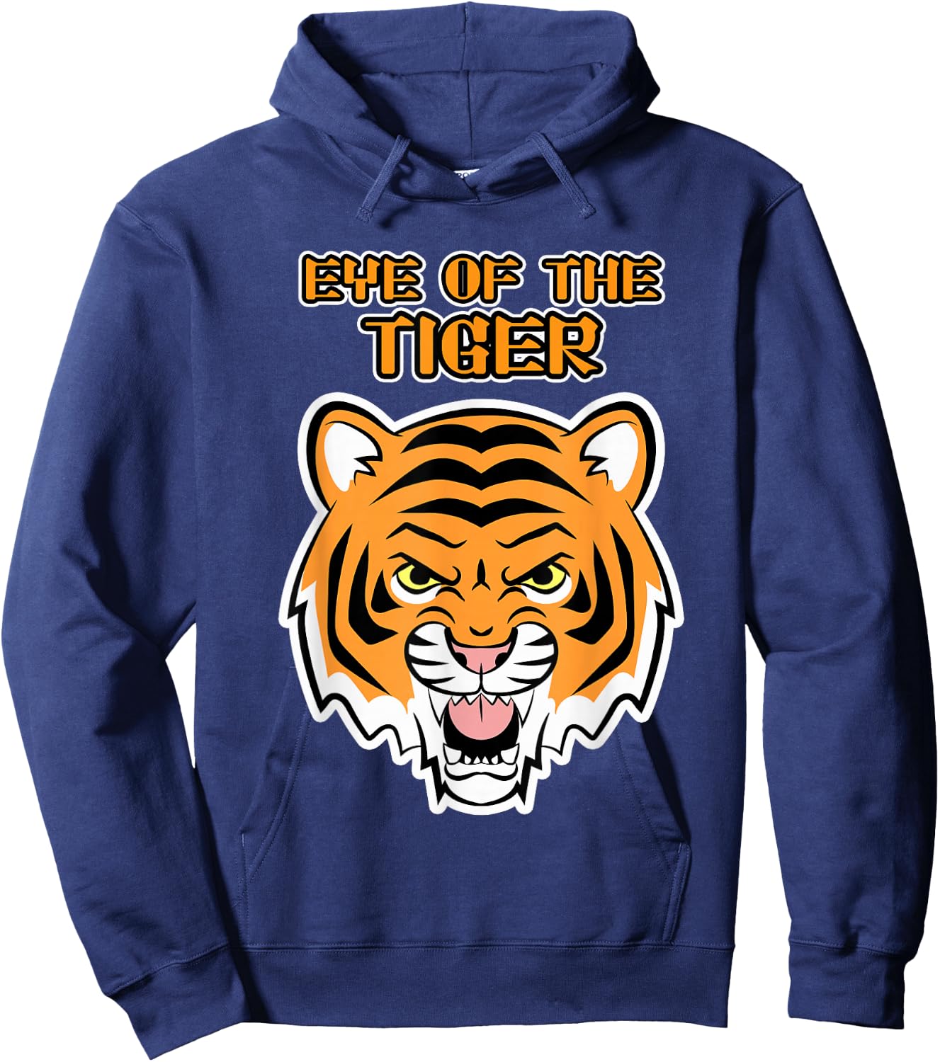 Funny Tigercat Eye of the Tiger , Men & Kids, Gift Hoodie - Hoodie | Navy