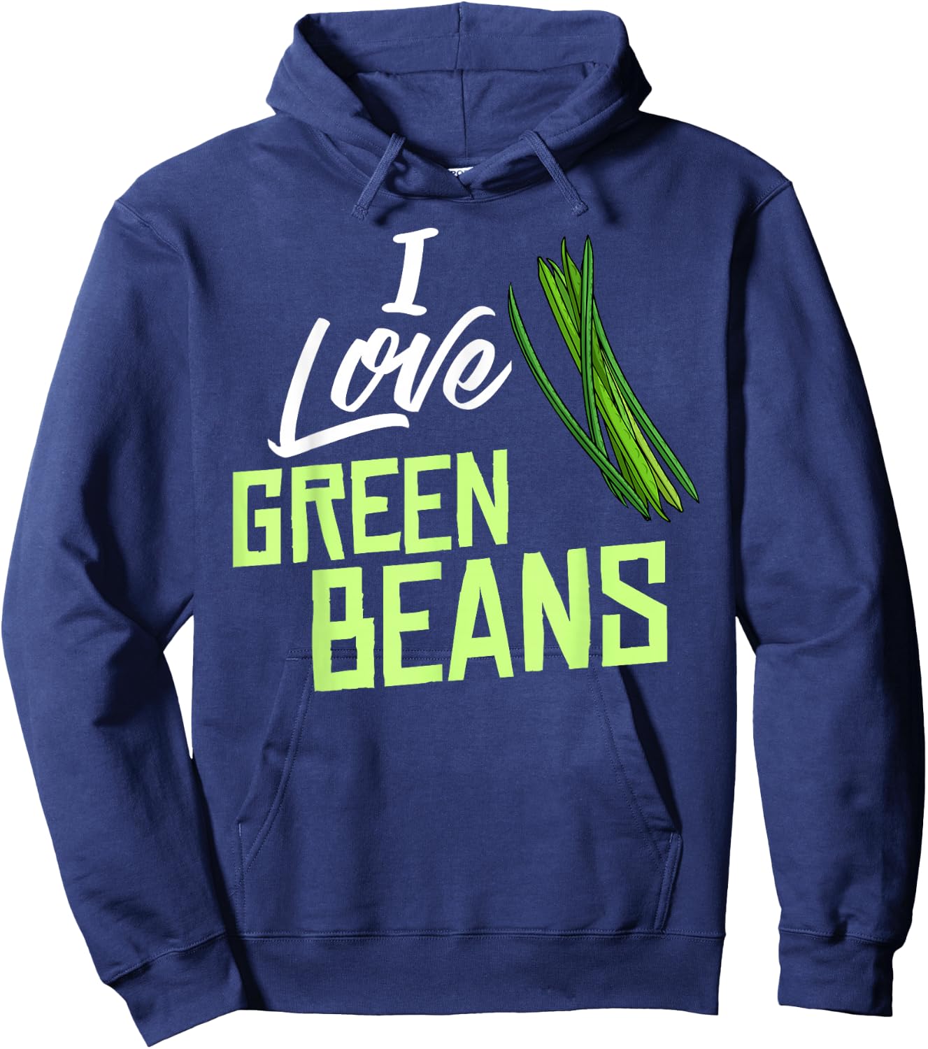 Green Bean String Casserole Hoodie - Hoodie | Navy