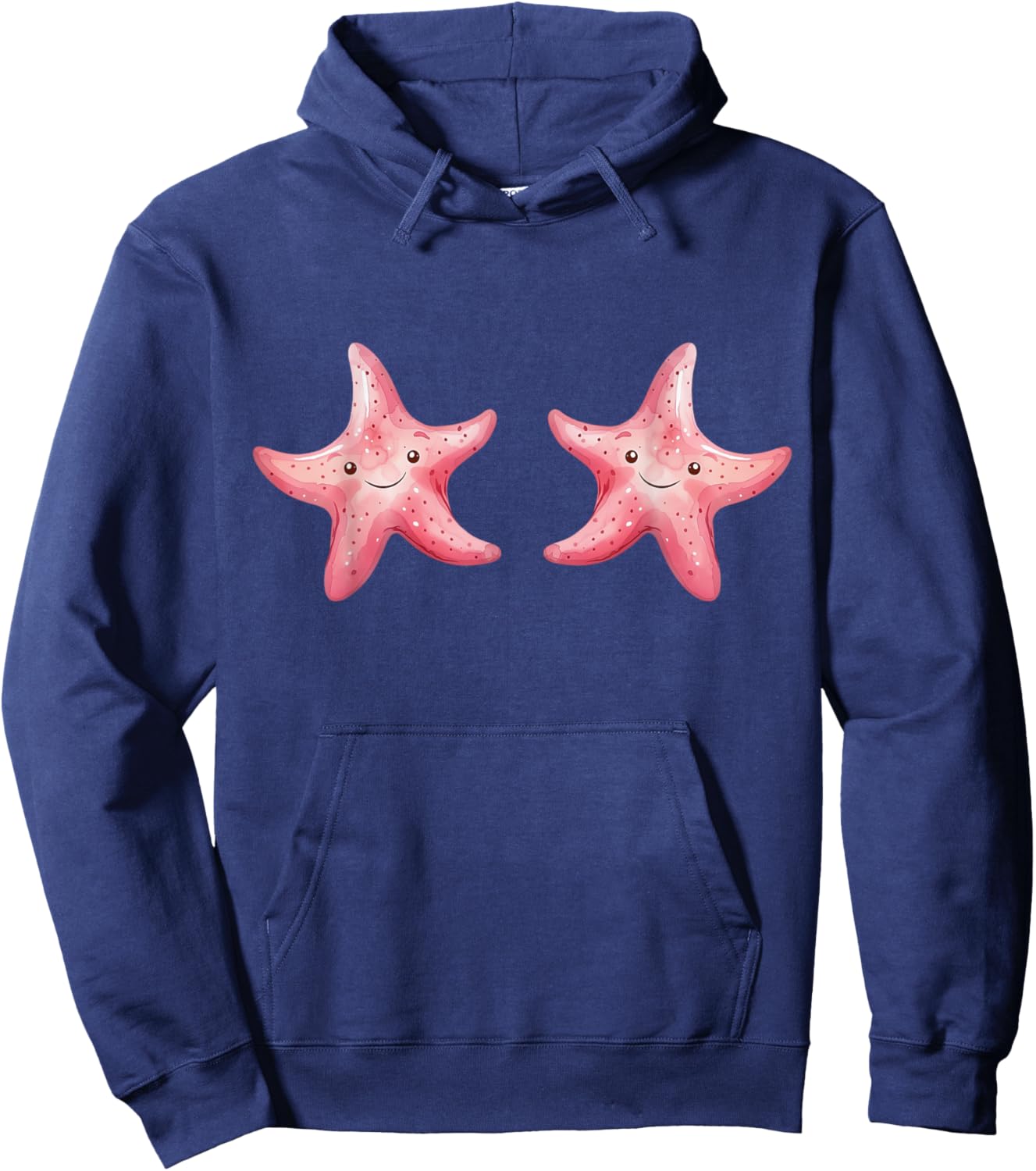 Mermaid Star Fish Bra Graphic Star Fish Costume Women Hoodie - Hoodie | Navy