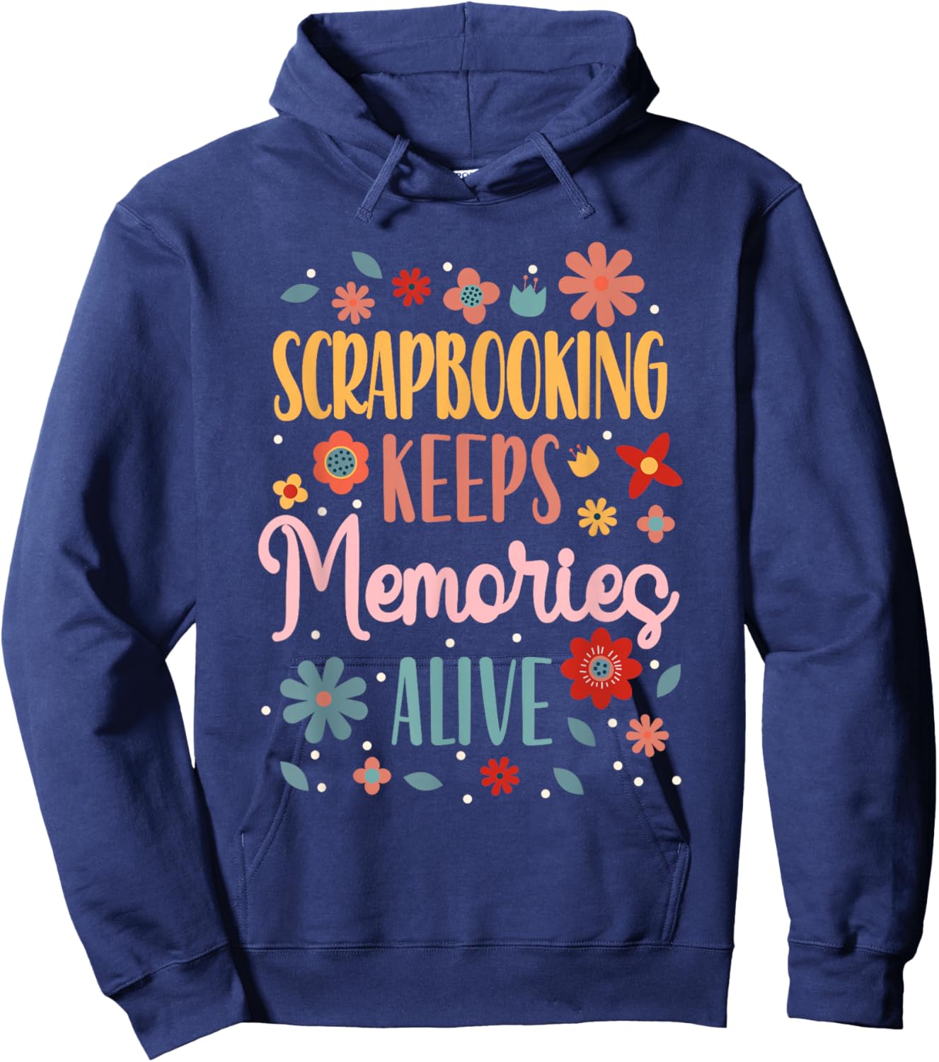 Crafty Scrapbooking Scrapbooker Crafters Scrapbook Hoodie - Hoodie | Navy