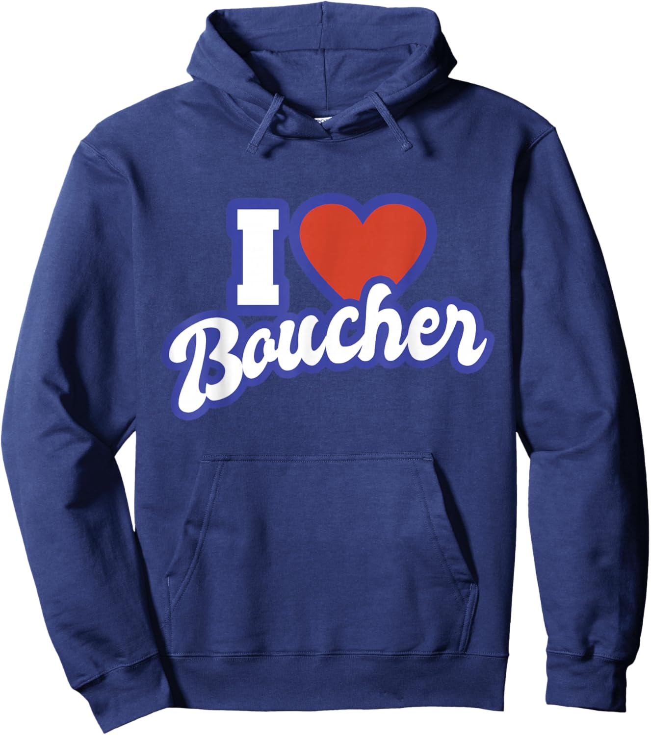 I Love Boucher Hoodie - Hoodie | Navy