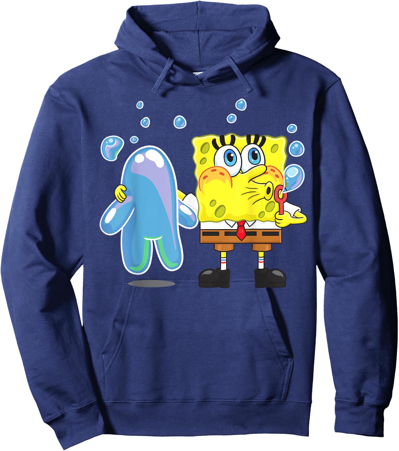 Mademark x SpongeBob SquarePants - SpongeBob Bubble Technique Hoodie - Hoodie | Navy