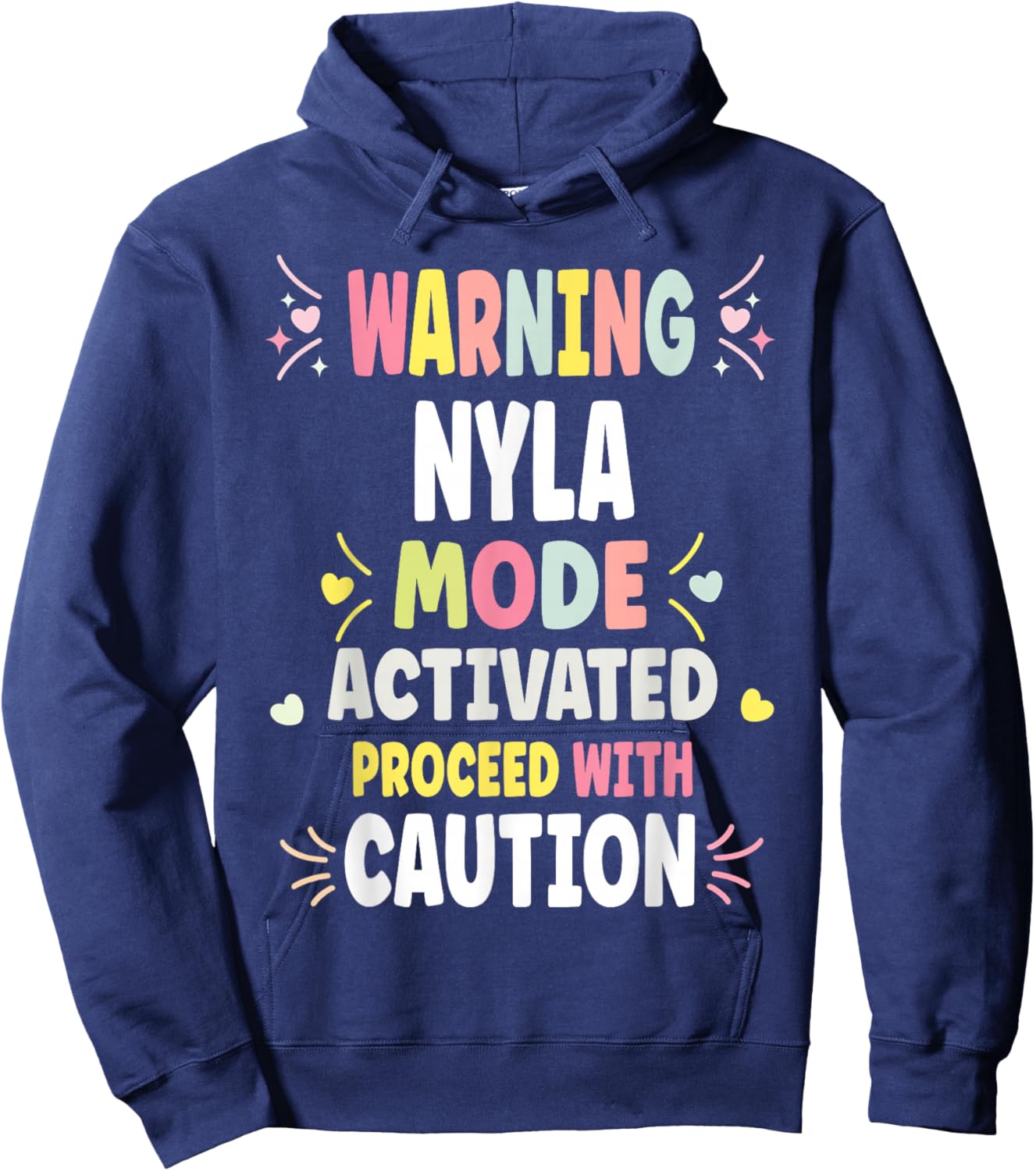 NYLA Personalized Women's Gift Custom NYLA Hoodie - Hoodie | Navy