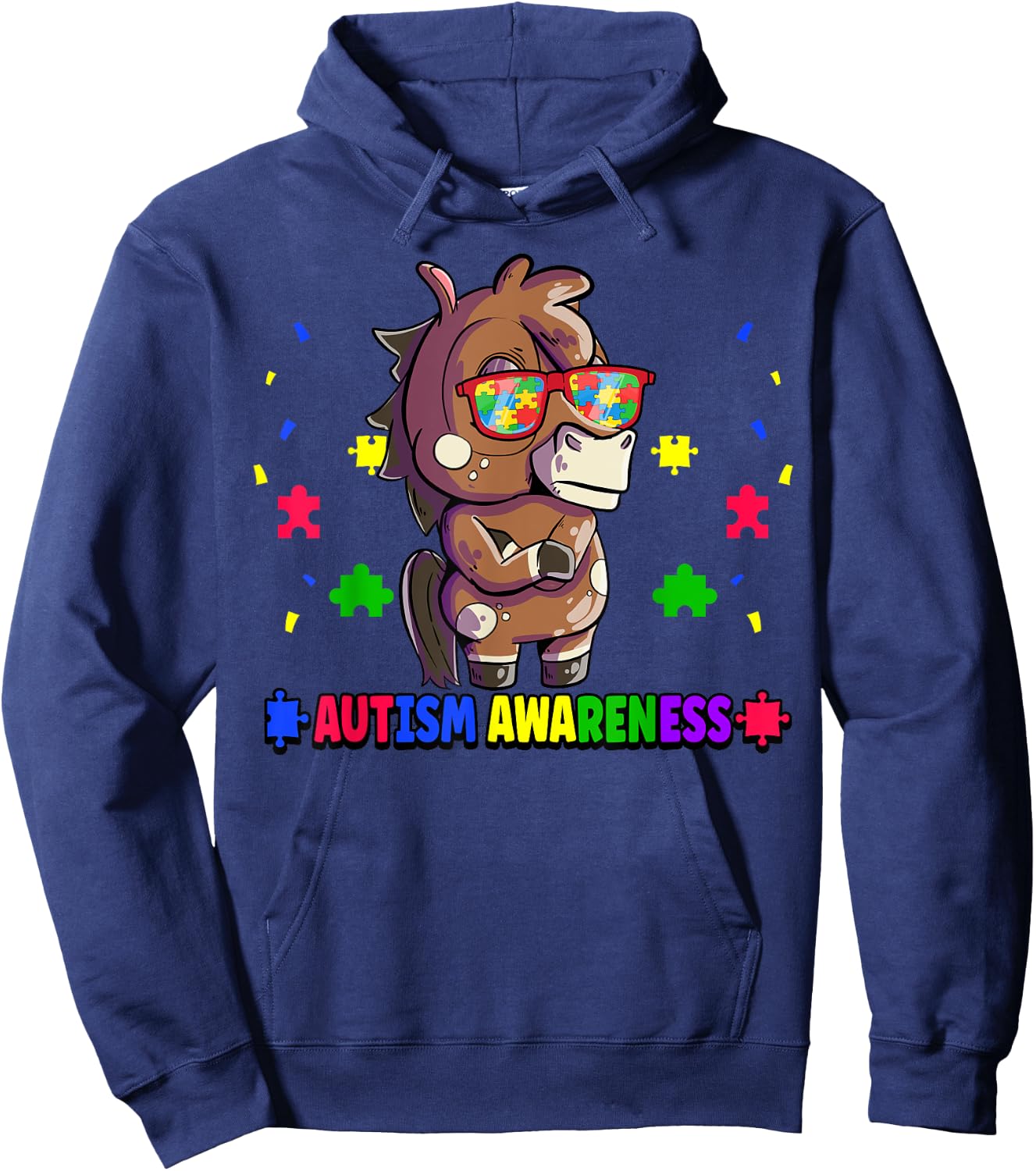 Autism Awareness Hoodie - Hoodie | Navy