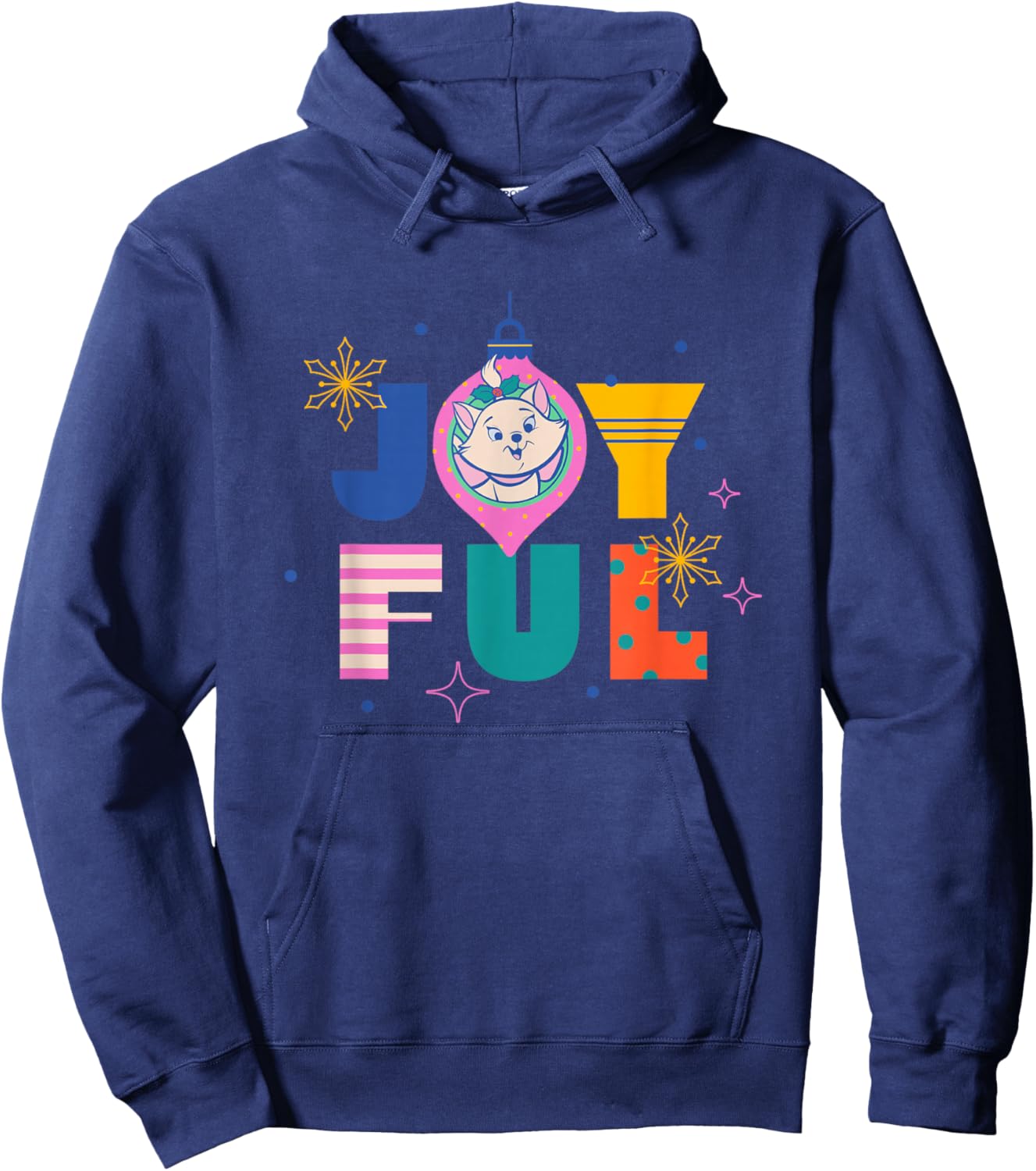 Disney The Aristocats Christmas Joyful Marie Ornament Hoodie - Hoodie | Navy