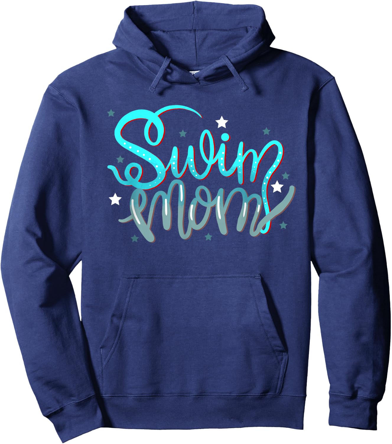 1. Swim Mom Swimmers Mothers Gift Hoodie - Hoodie | Navy