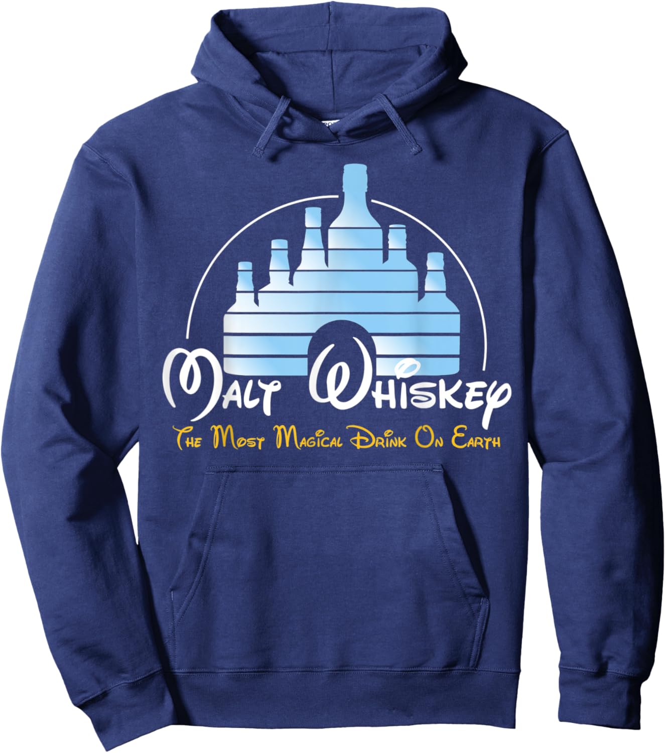 Malt Whiskey Parody Malt Whiskey Shirt Most Magical Drink on Earth Hoodie - Hoodie | Navy