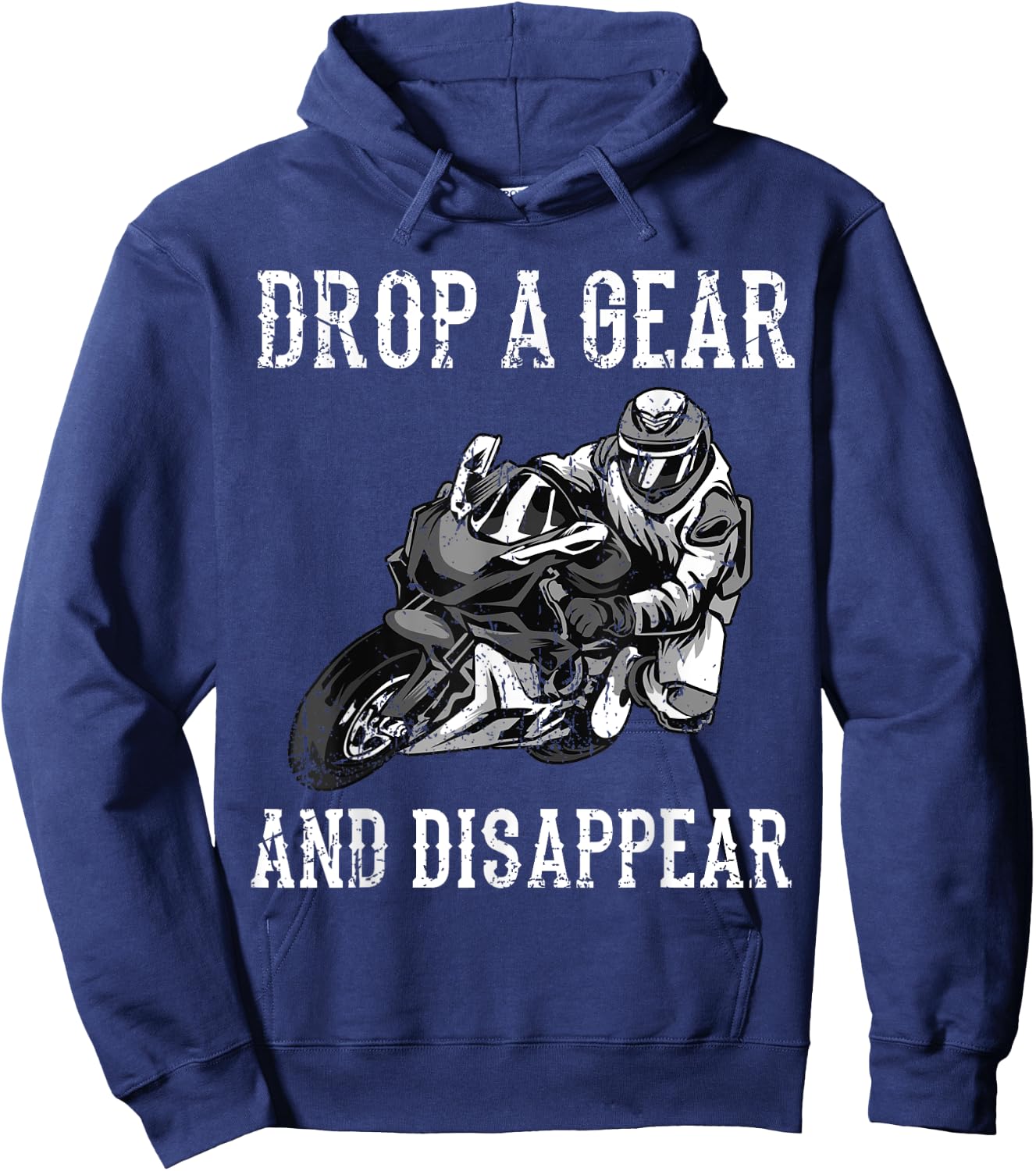 Funny Motorcycle Riders Gift Motorbike Biker Men Women Hoodie - Hoodie | Navy