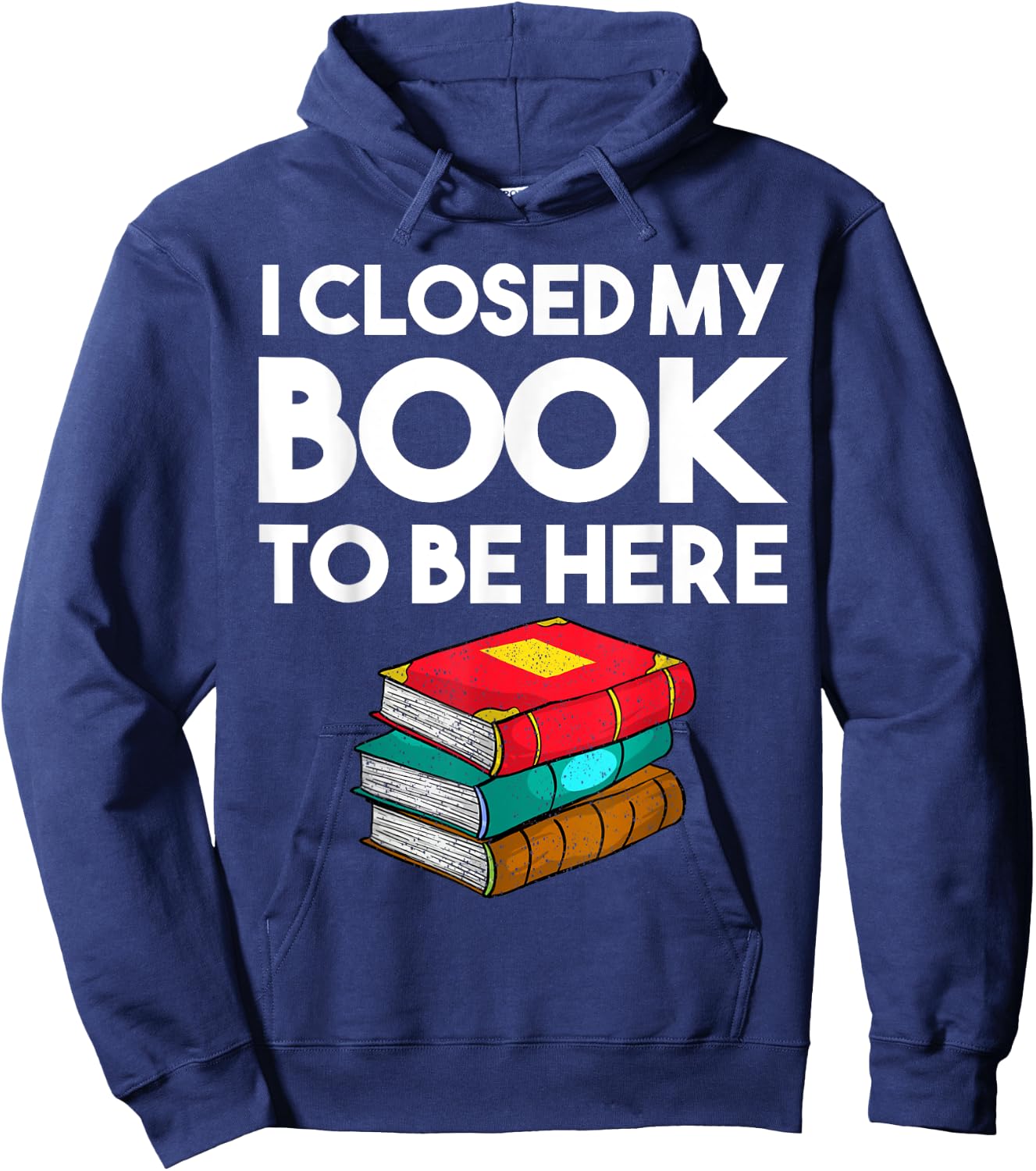 Book Lover Gift Women Reader Funny Cool Librarian Hoodie - Hoodie | Navy