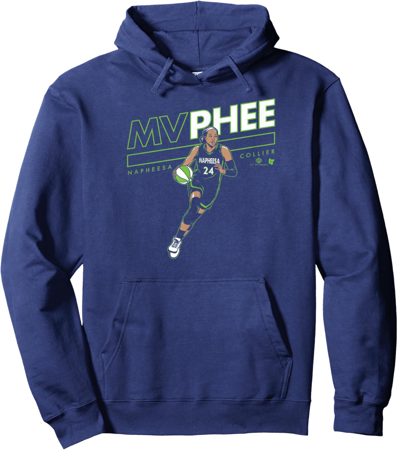 Napheesa Collier - MVPhee - Minnesota Basketball Hoodie - Hoodie | Navy