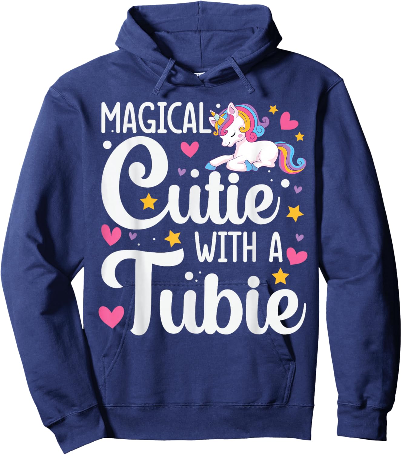 Feeding G Tube Covers for Girls Gtube Accessories for Babies Hoodie - Hoodie | Navy
