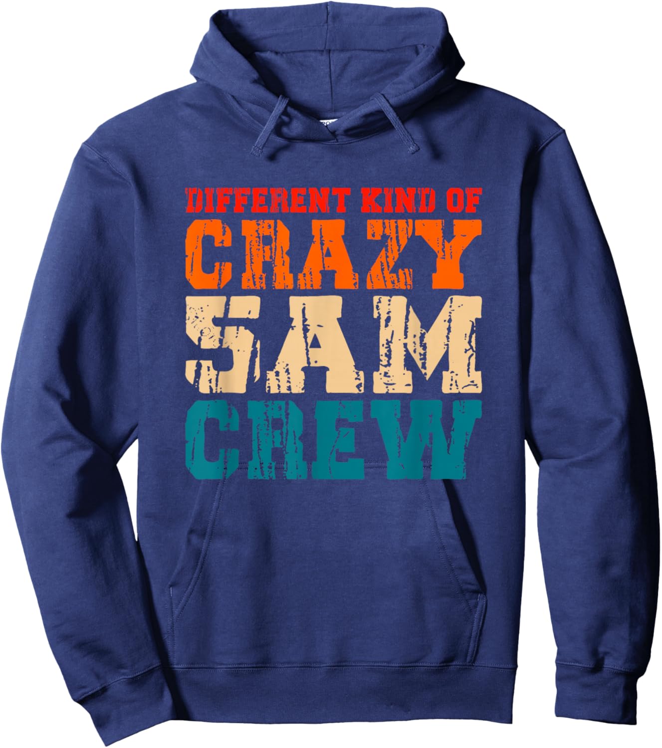 Workout Squad 5 AM Crew Funny Gym Saying Vintage Hoodie - Hoodie | Navy