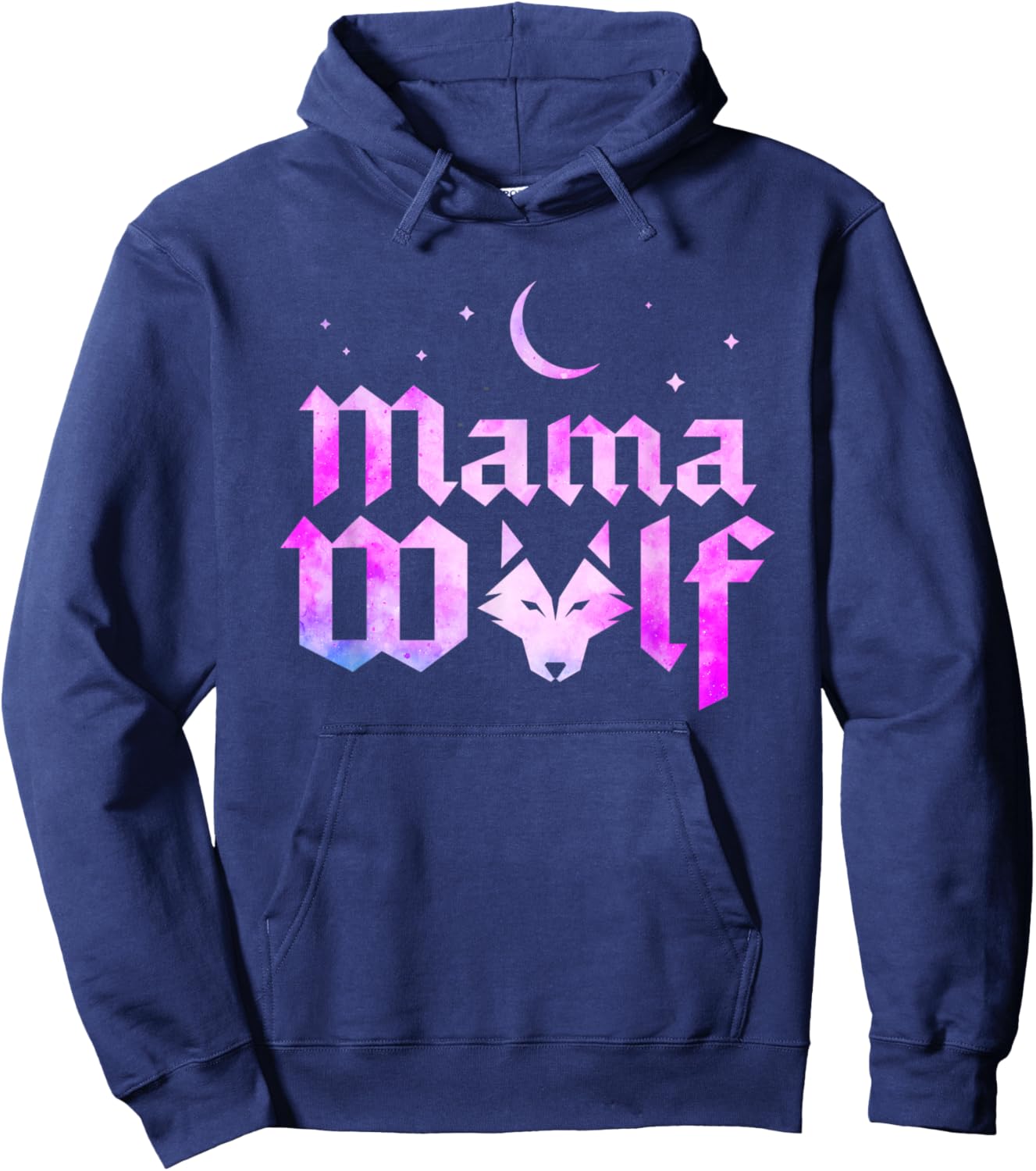 Mama Wolf Wolves Wild Lover Mom Mother Women Mothers Day Hoodie - Hoodie | Navy