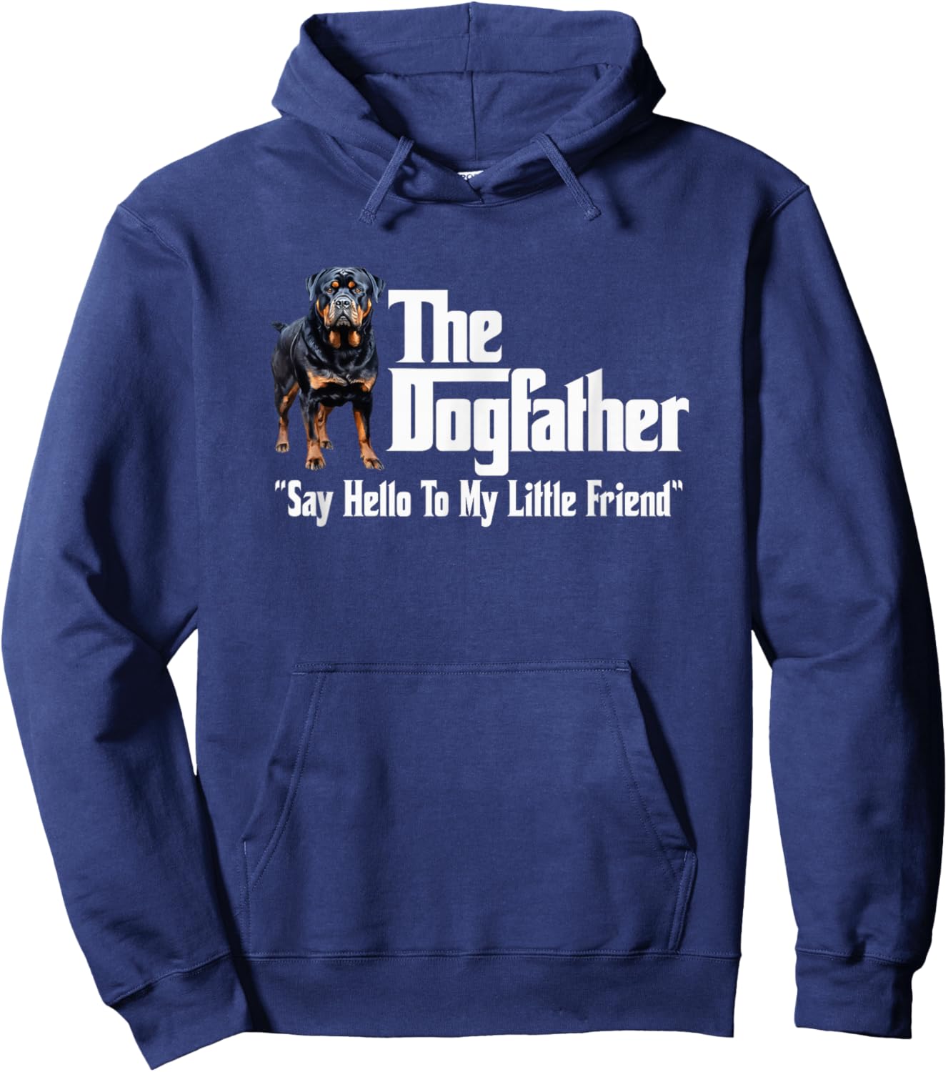 The Rottweiler Dogfather Hoodie - Hoodie | Navy